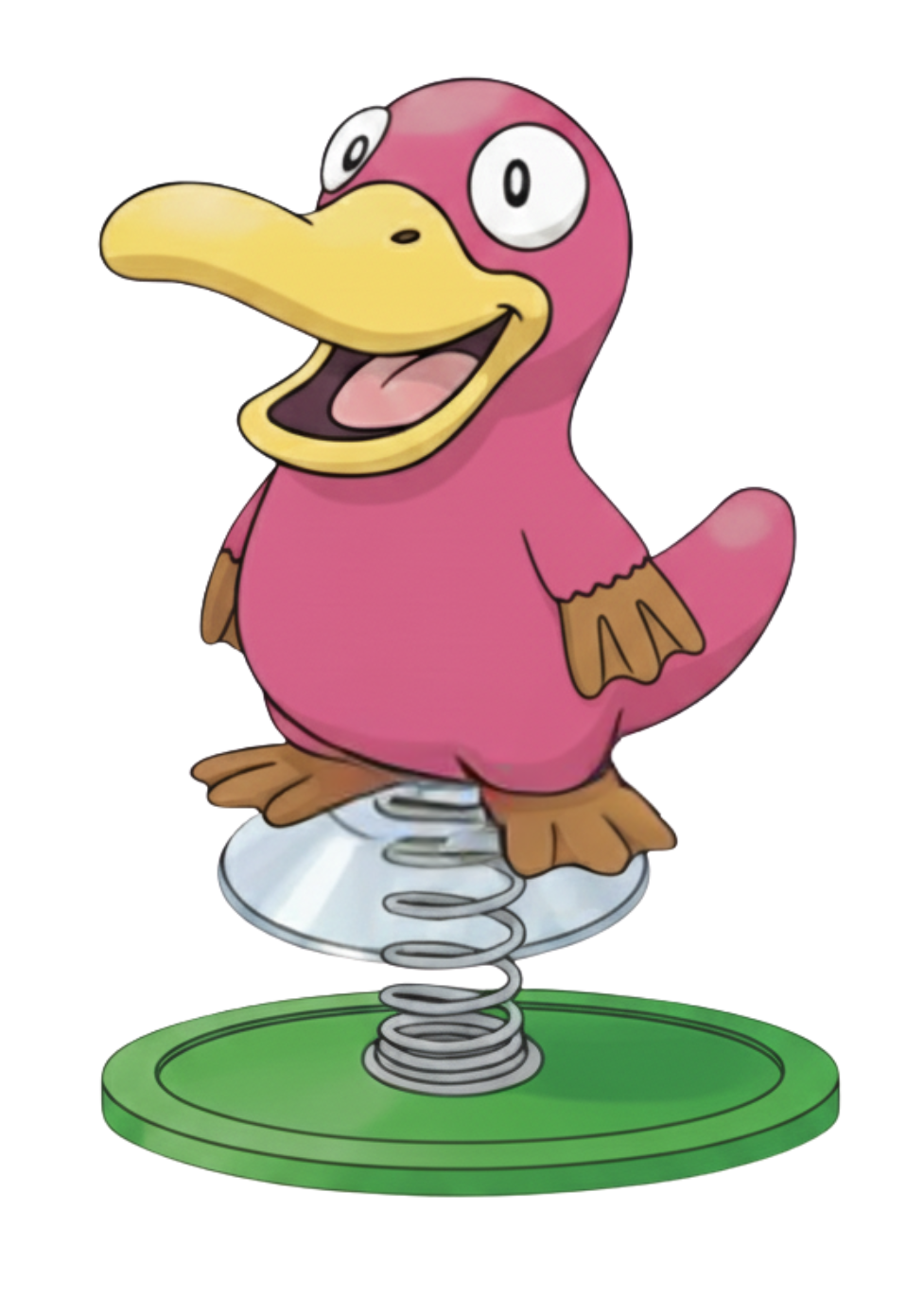 A pop up toy that looks like theo platypus.