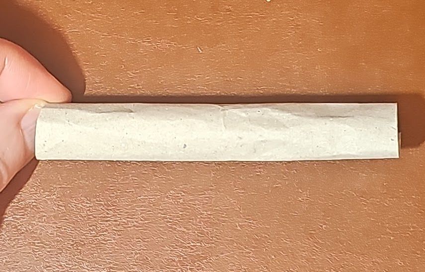 The sweet wrapper paper roller around the screwed up thankyou prayer.