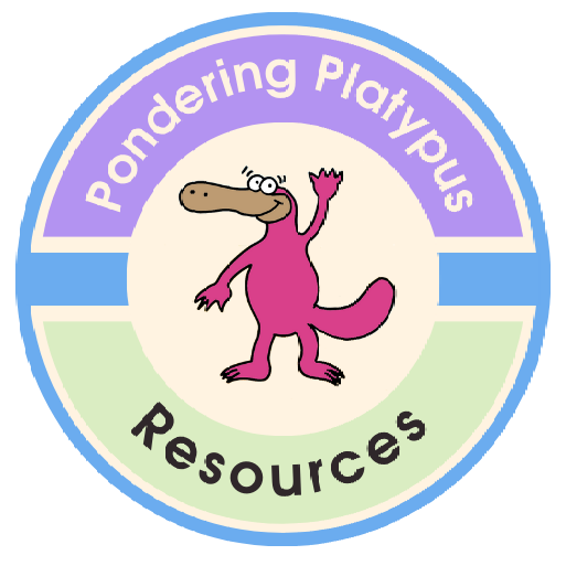 The Pondering platypus resources logo