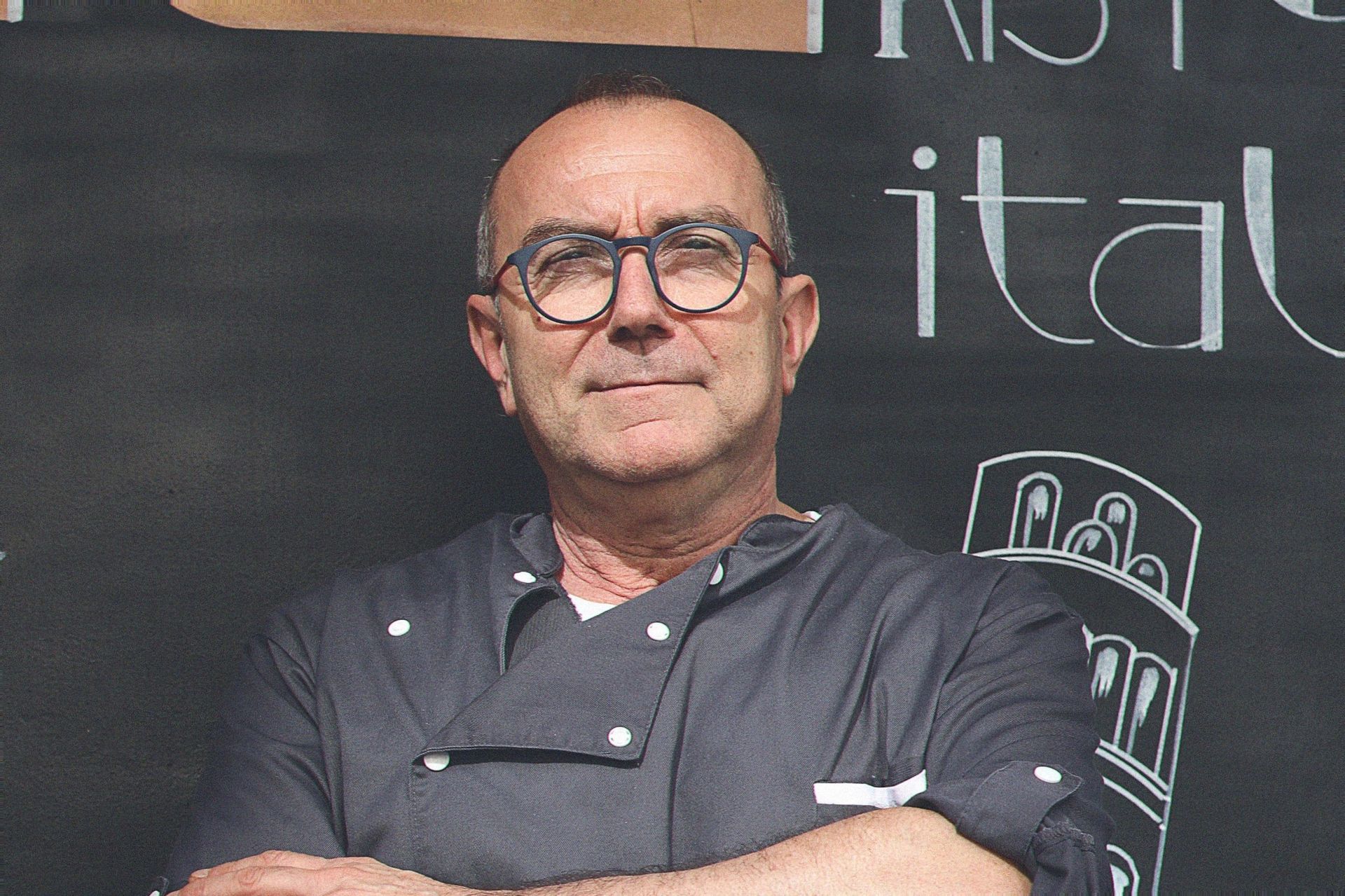 Angello, chef italien de Lyna Ristorante à Paris