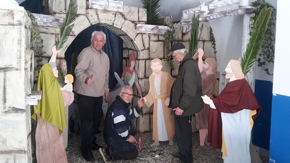 Particolari eventi nel Programma evento ( Saporibus Murgia ) foto/immagine della manifestazione in collaborazione co gruppo Presepisti ( LA PASSIO CRISTI ) In luoghi particolari del cento storico di Santeramo in Colle ( BA)