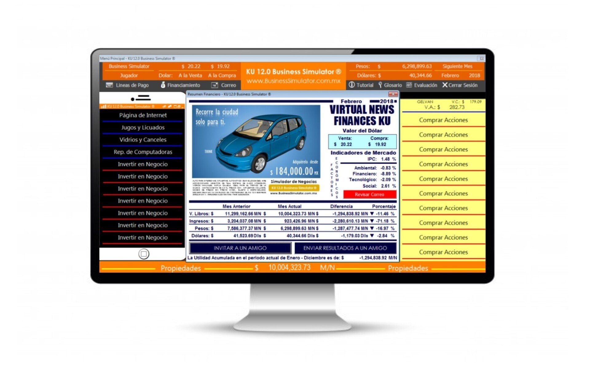 Simulador de estrategias de marketing