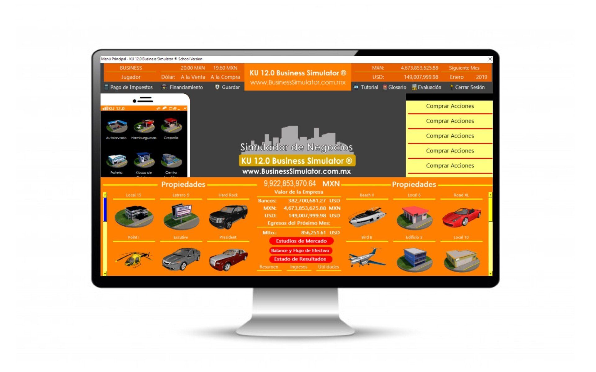 Simulador de costos operativos