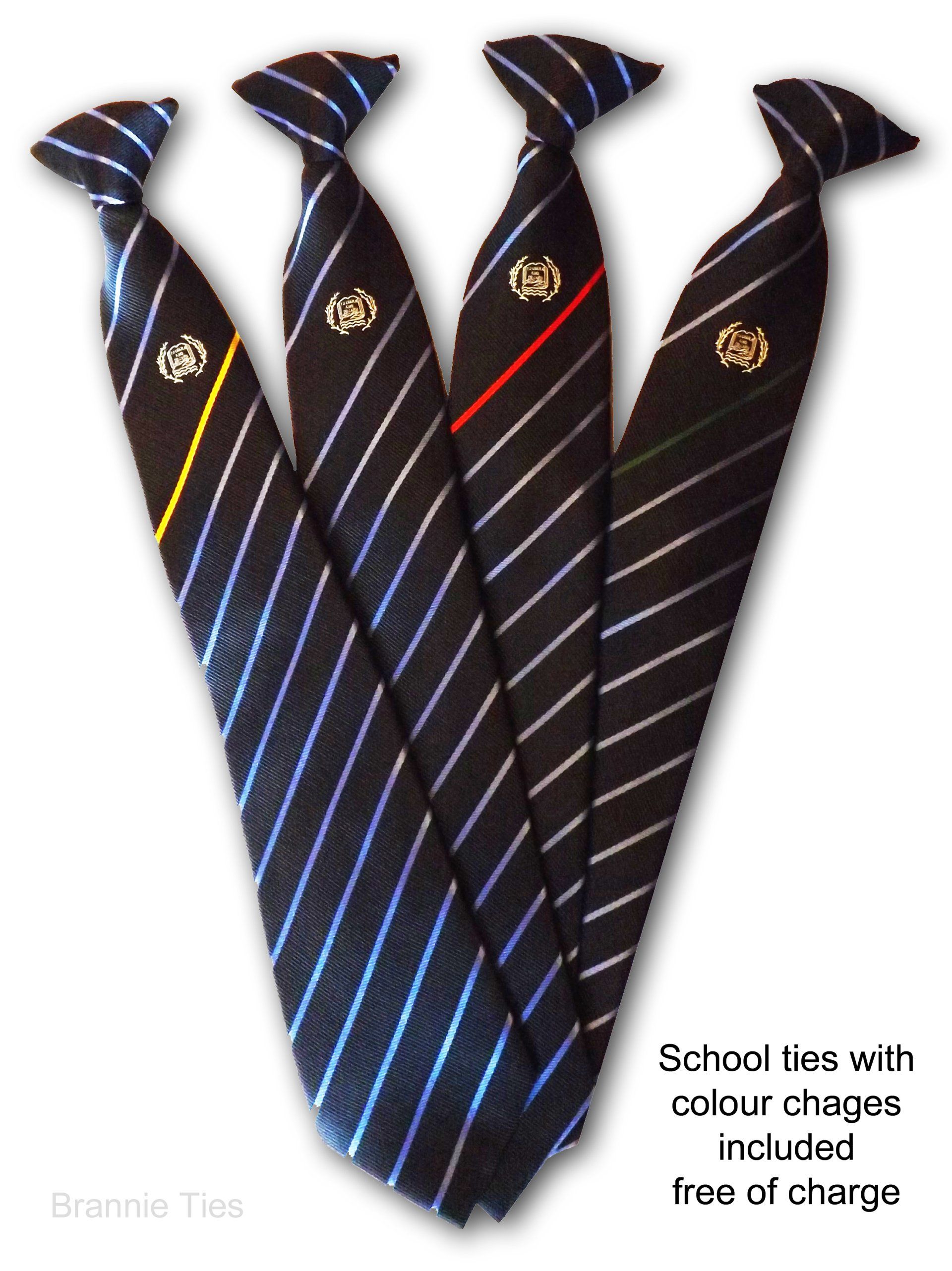 colour changes on school ties