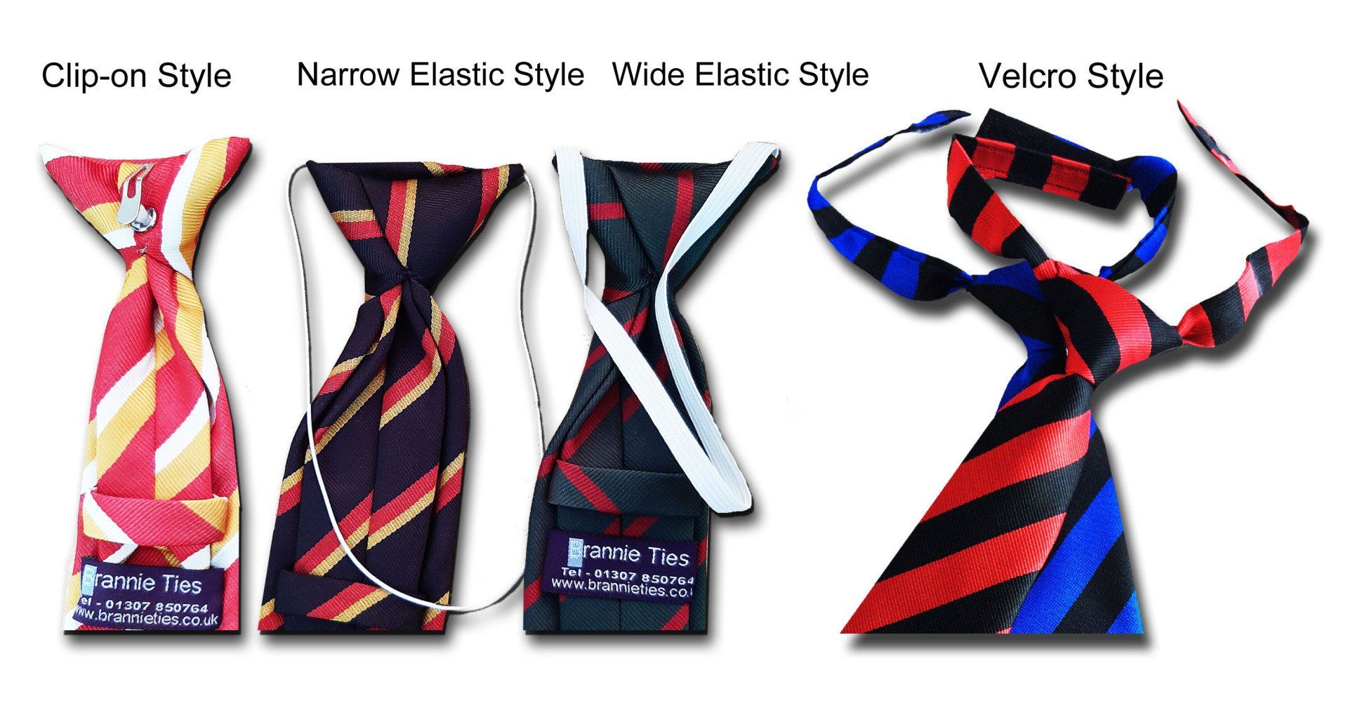 school clipon ties