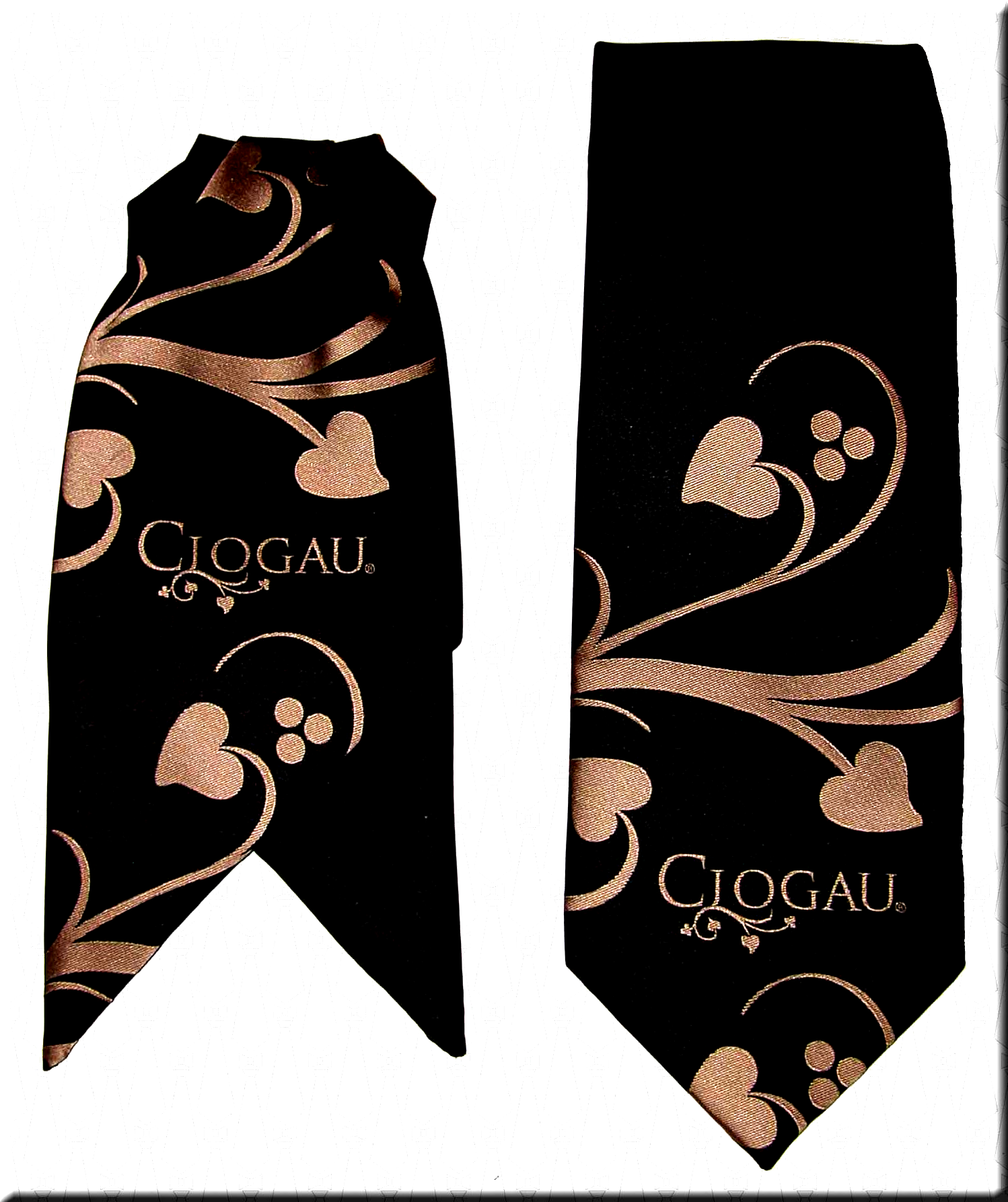 ladies cravats and mens ties