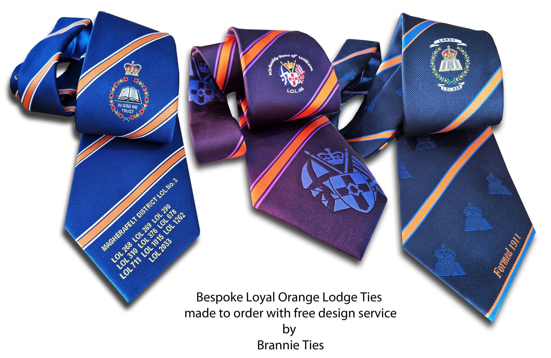 loyal orange lodge ties