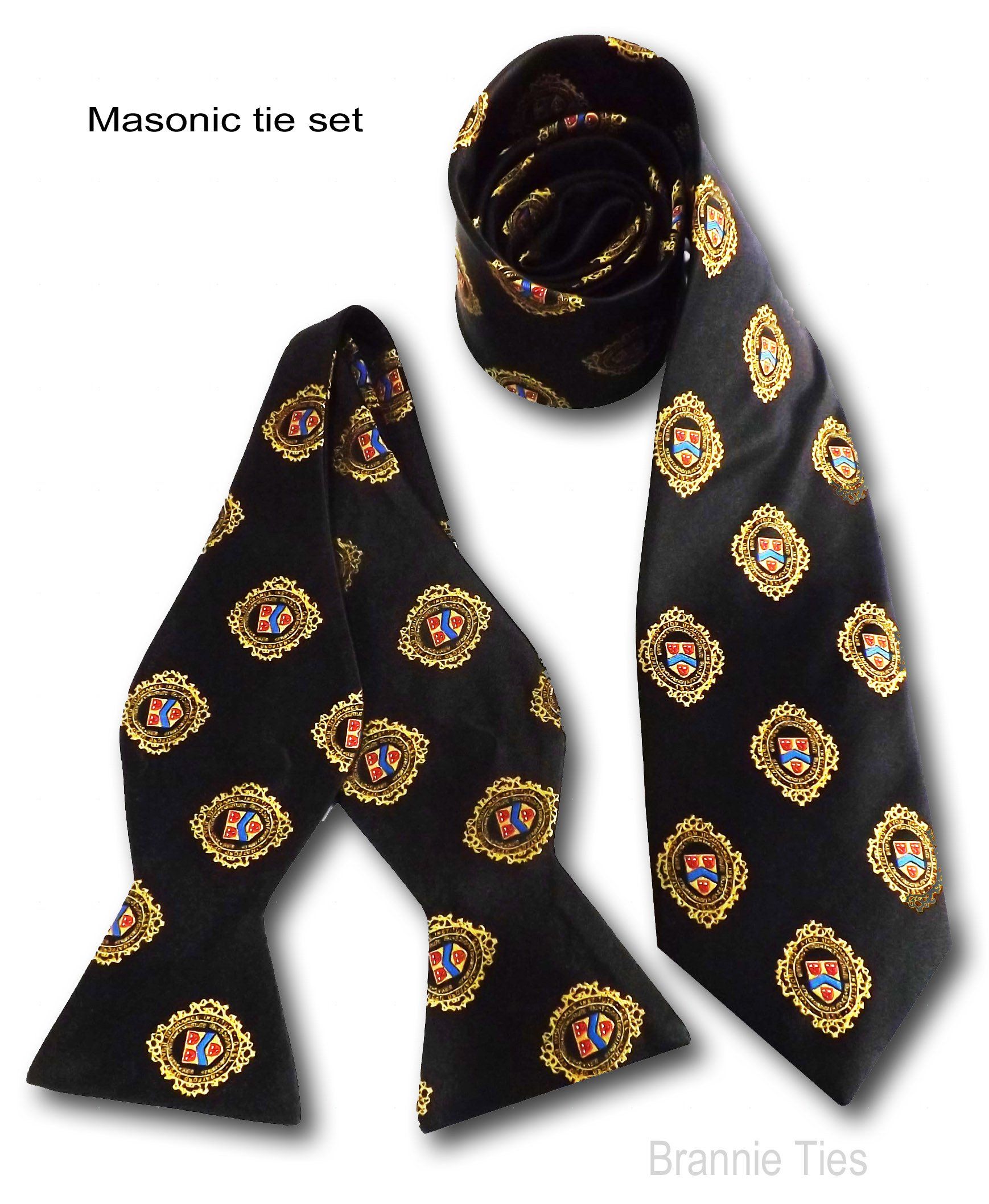 masonic bowties and ties