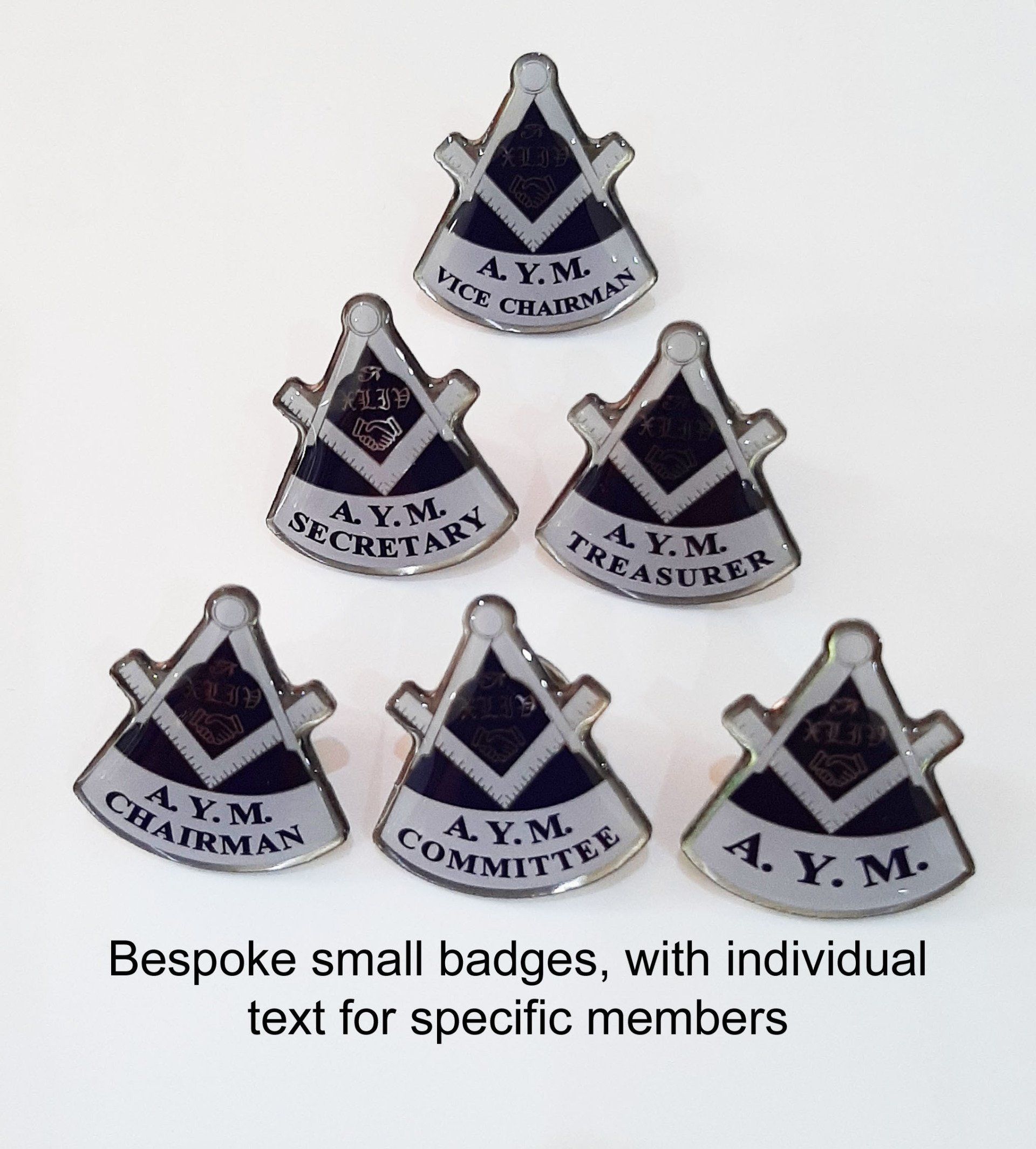 Masonic pin badges