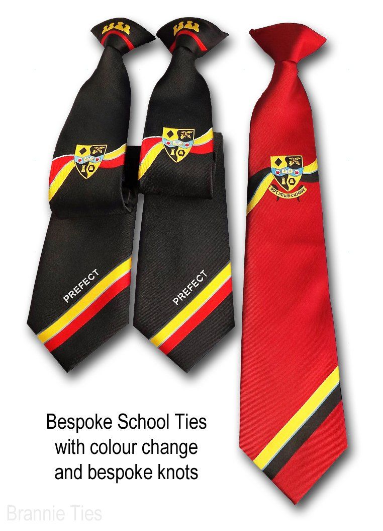 school clip-on ties