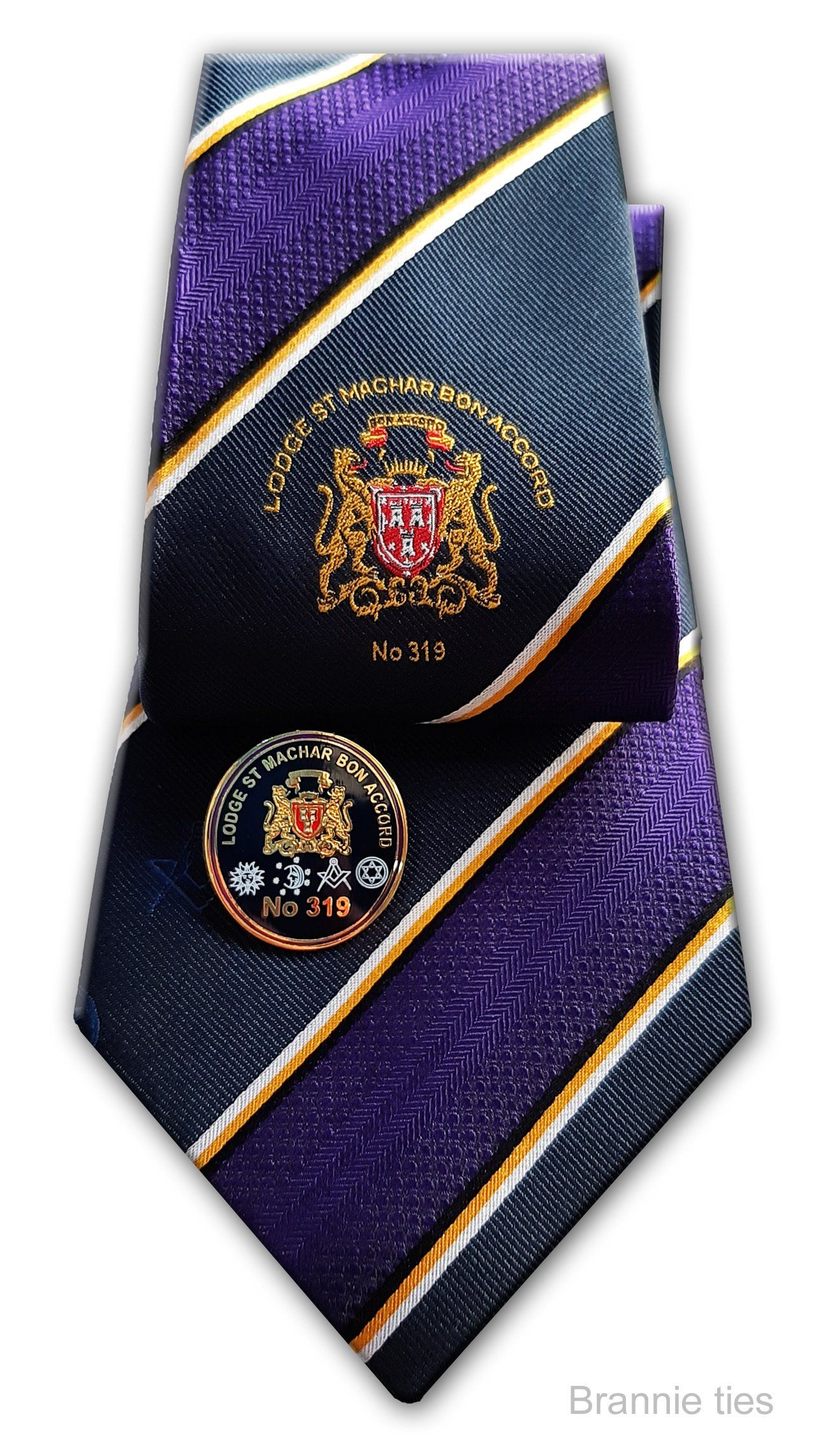 Bespoke tie-slides and cufflinks