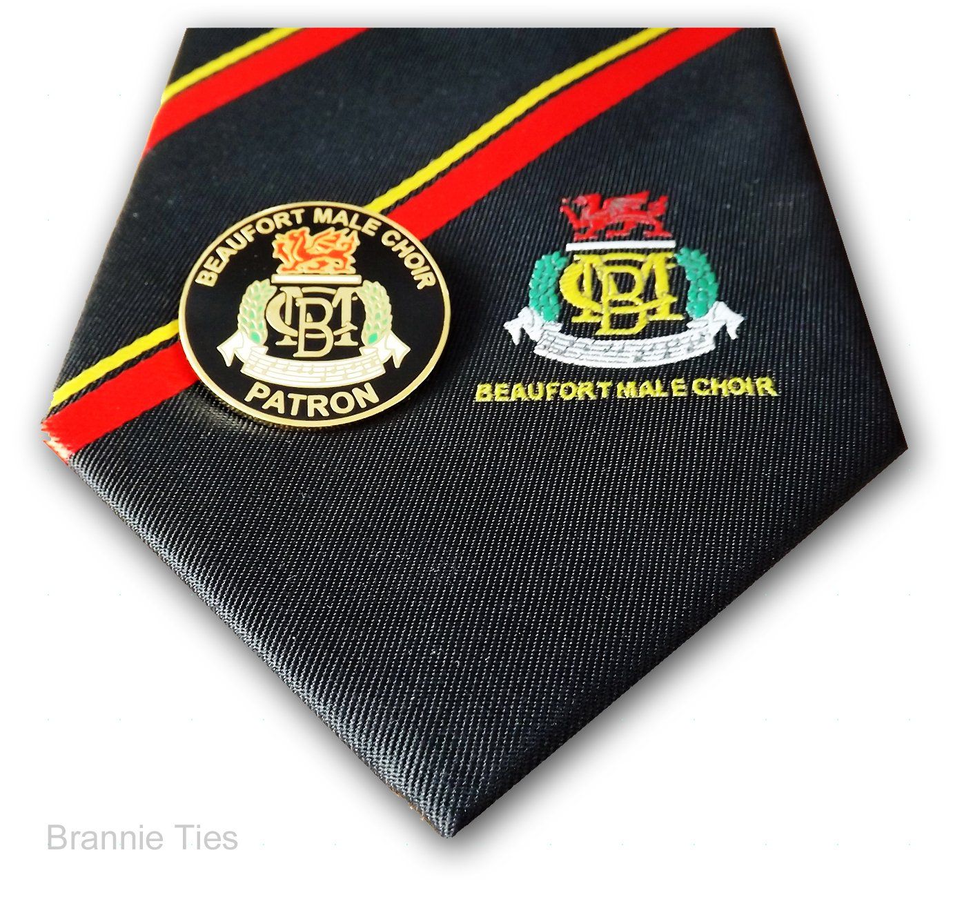 ties and pin badge set