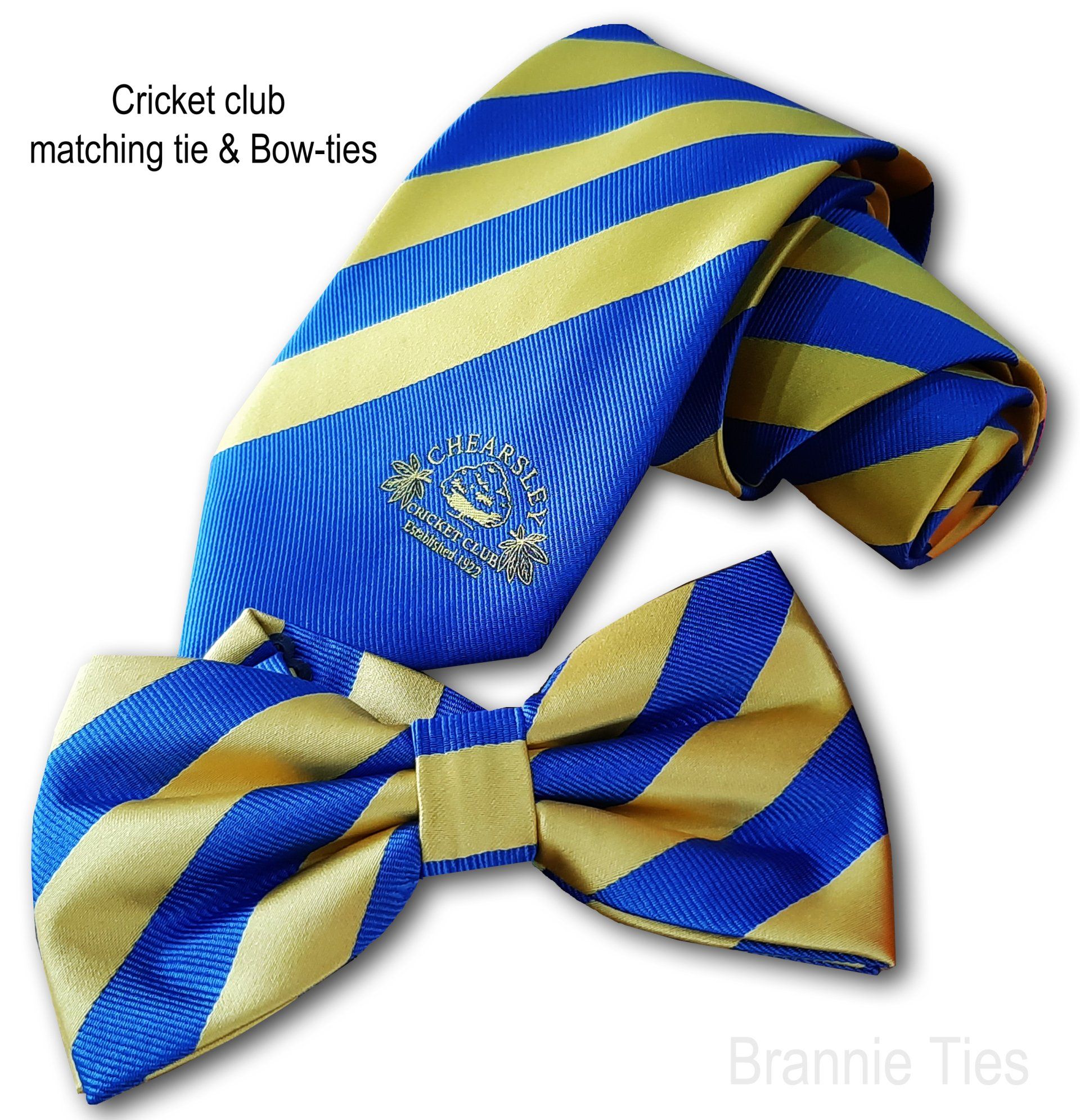 cricket club ties and bowties