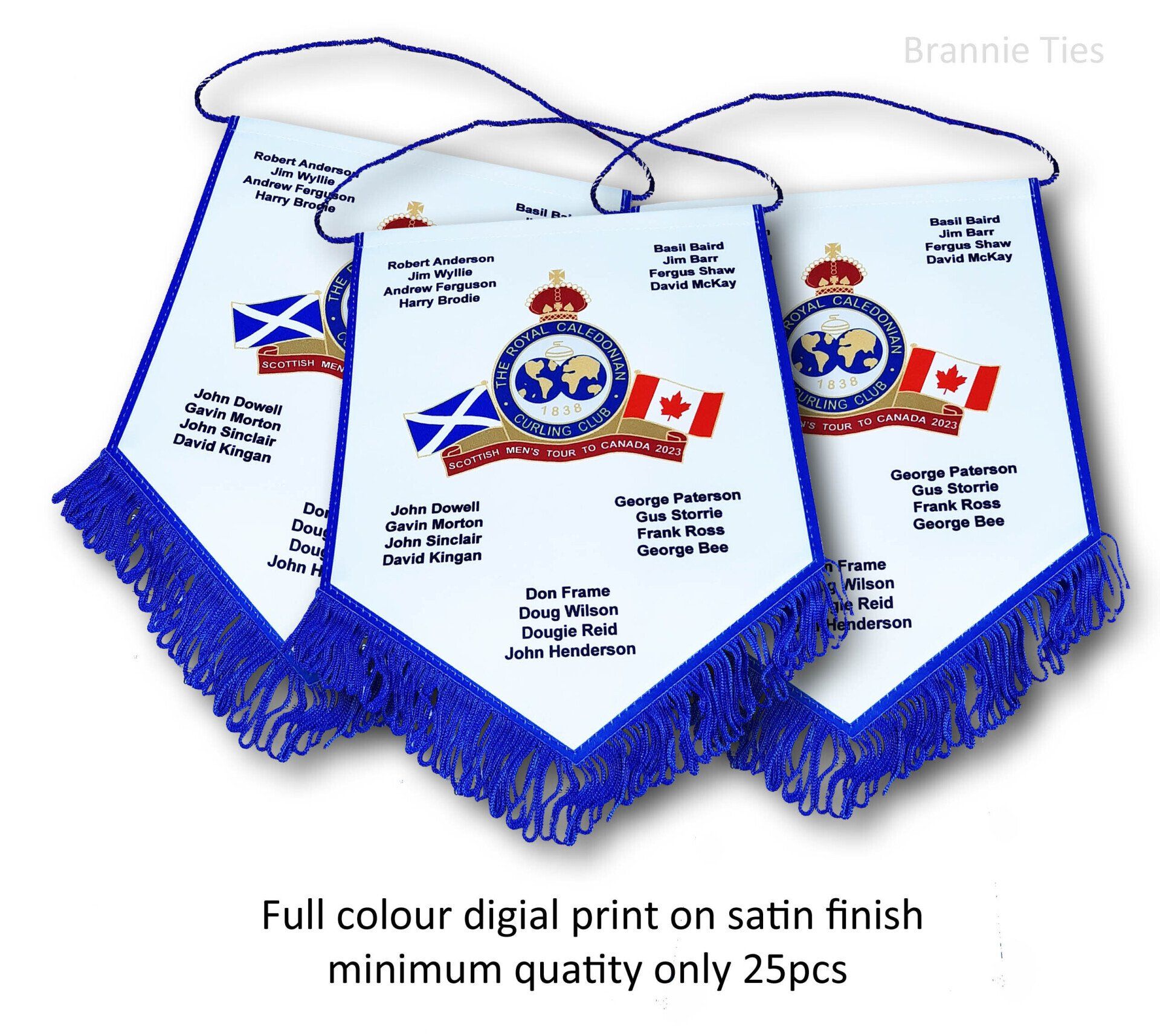 curling club pennants