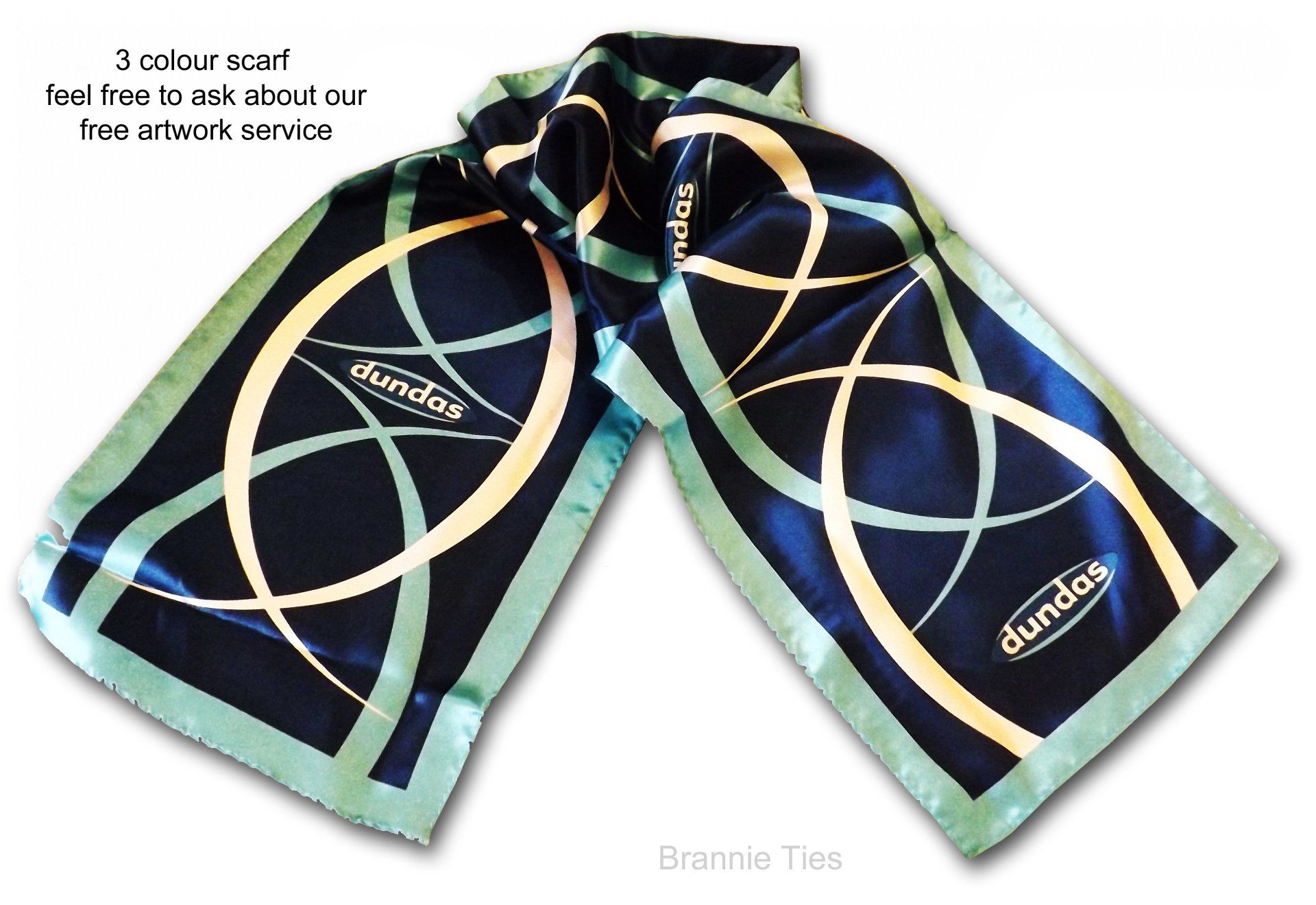 Ask about our design service screen printed scarves