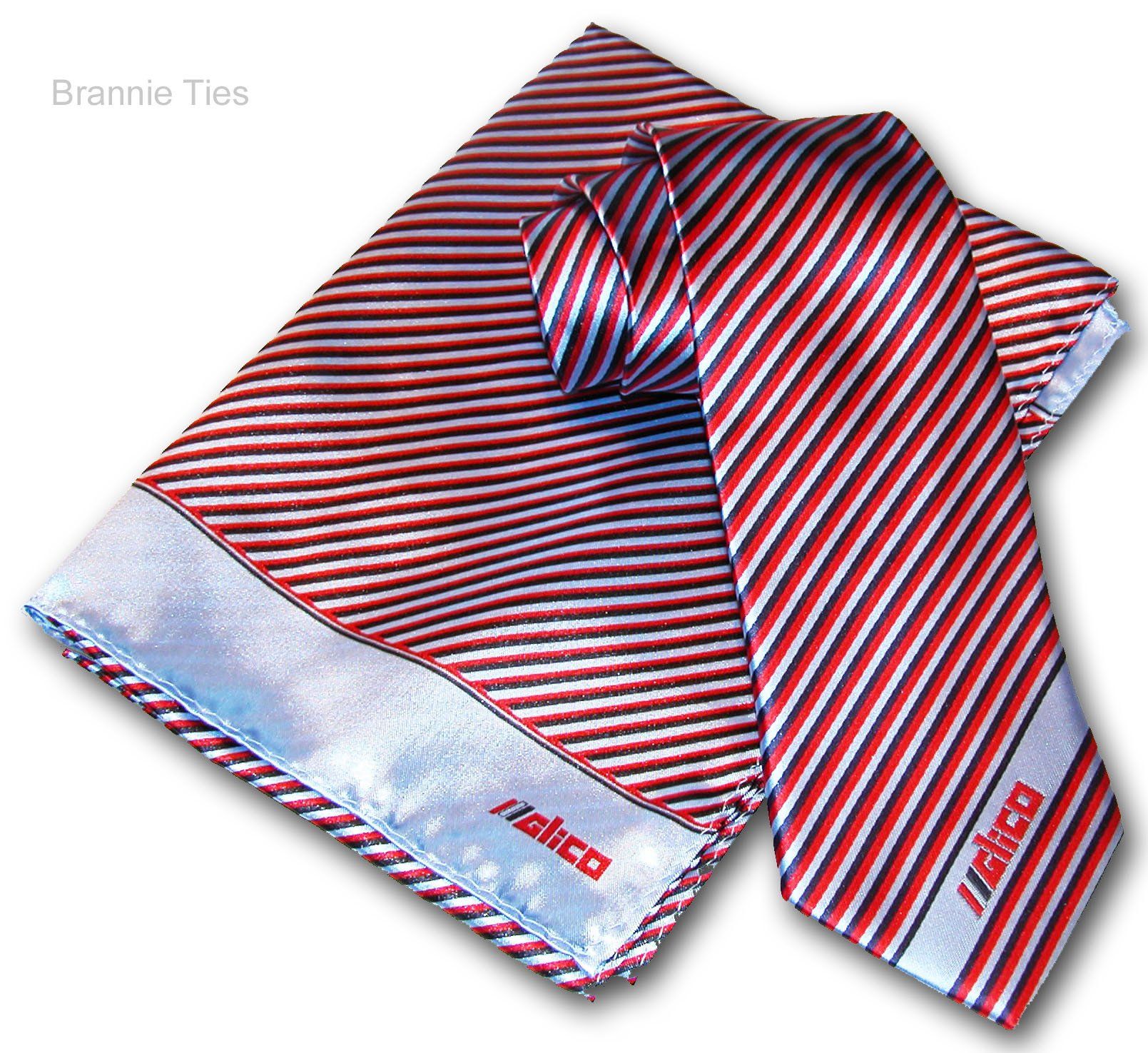 Corporate tie and scarf set