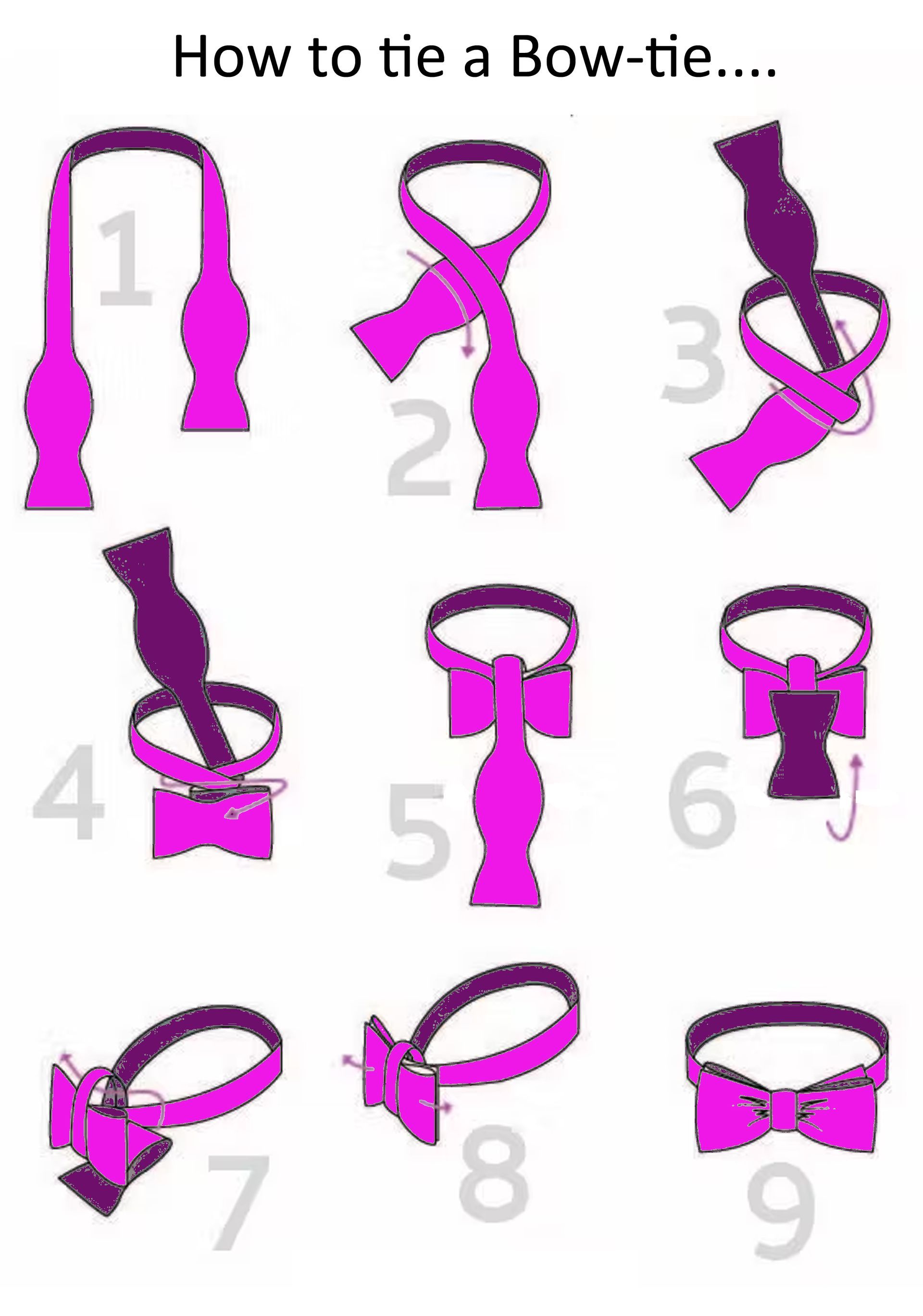 how to tie a bowtie