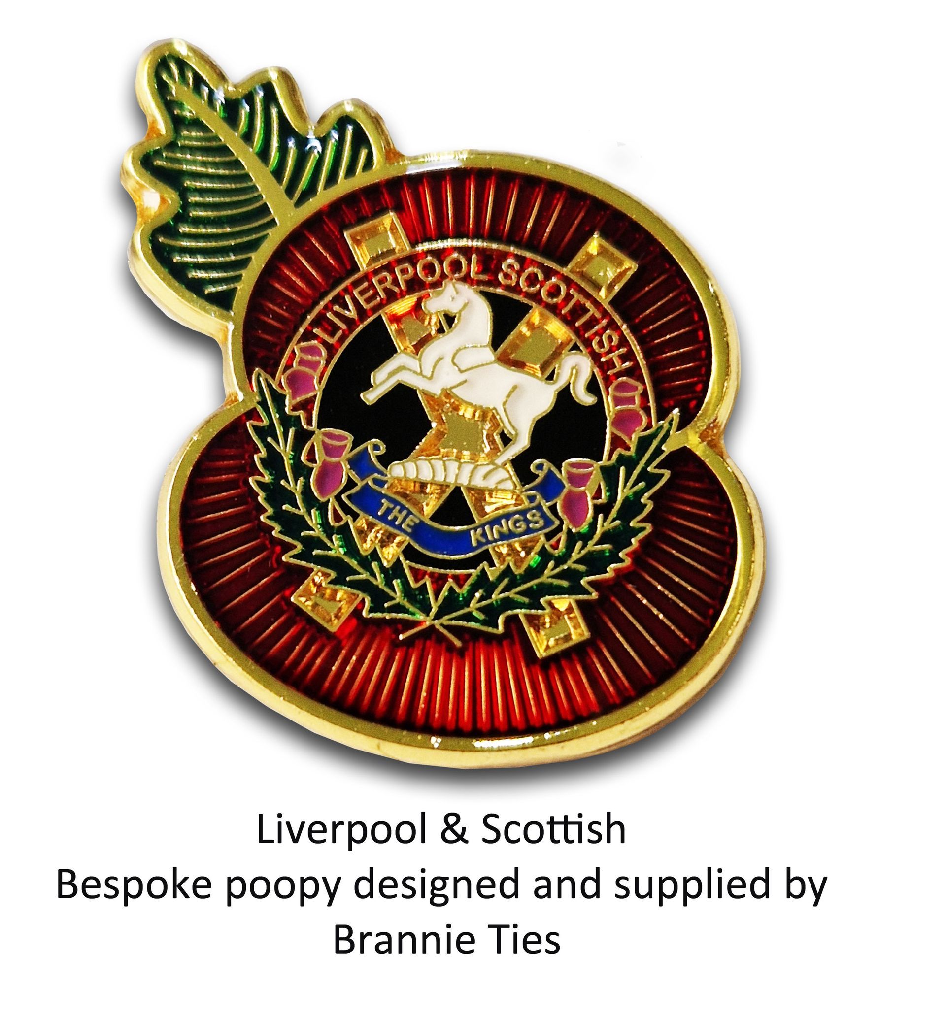 bespoke poppy pin badges