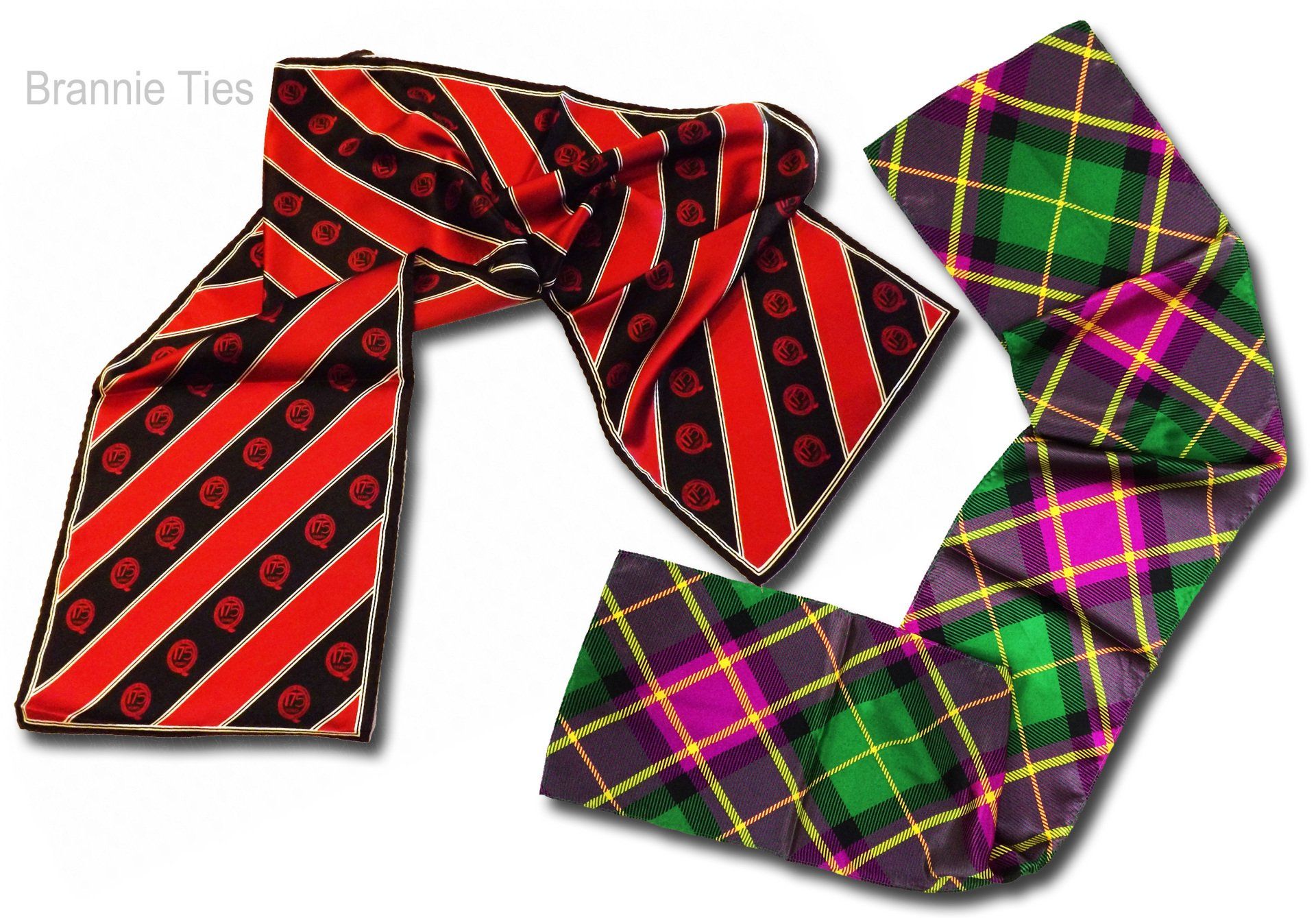 Tartan style scarves