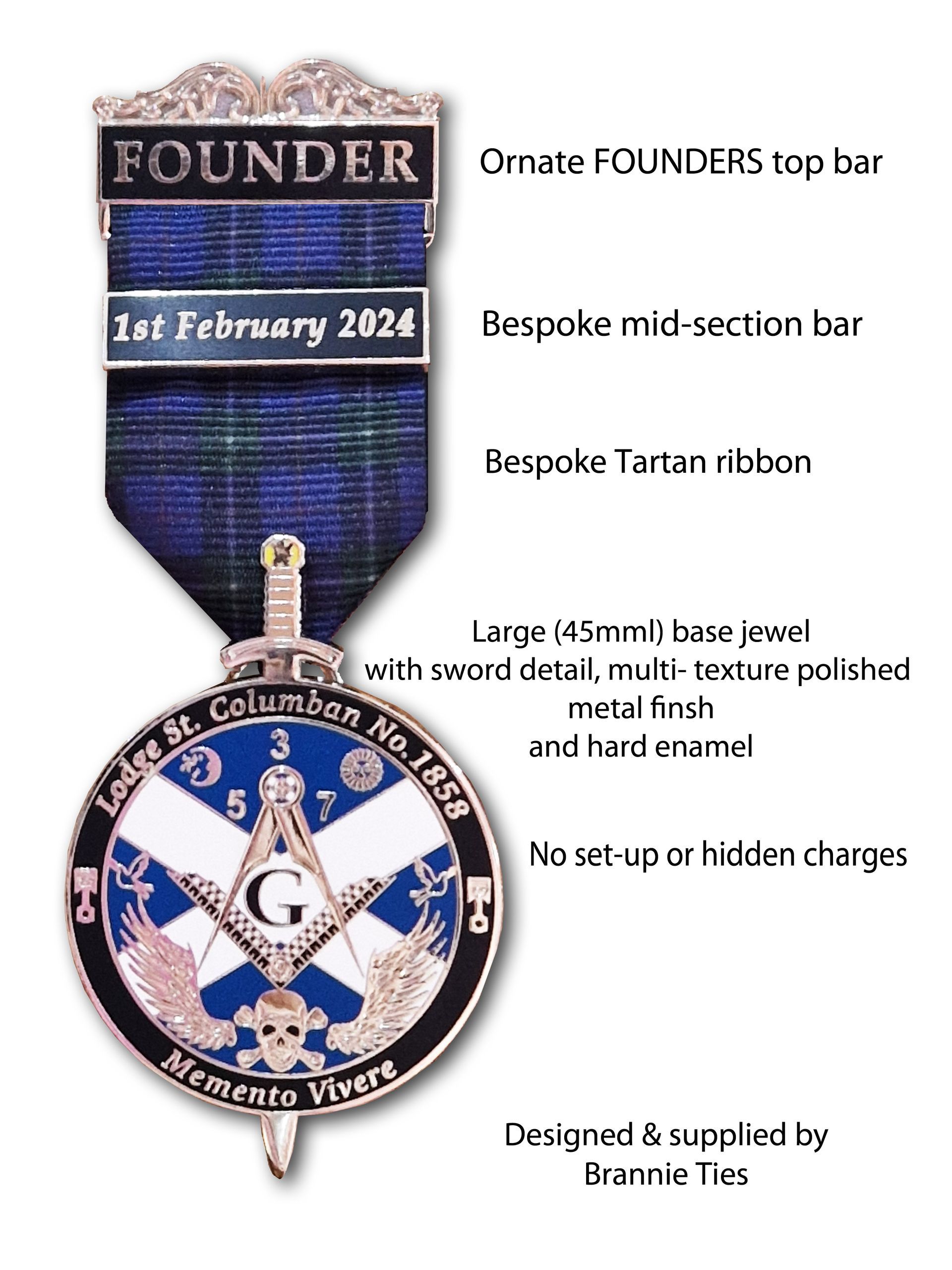 Scottish masonic jewels