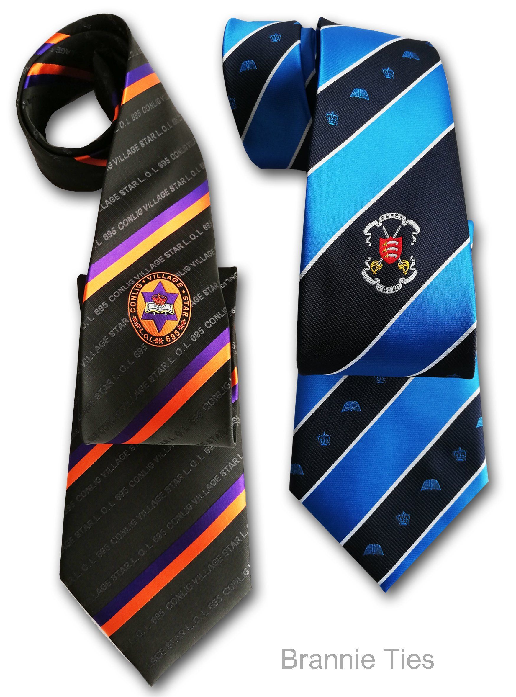 orange lodge ties