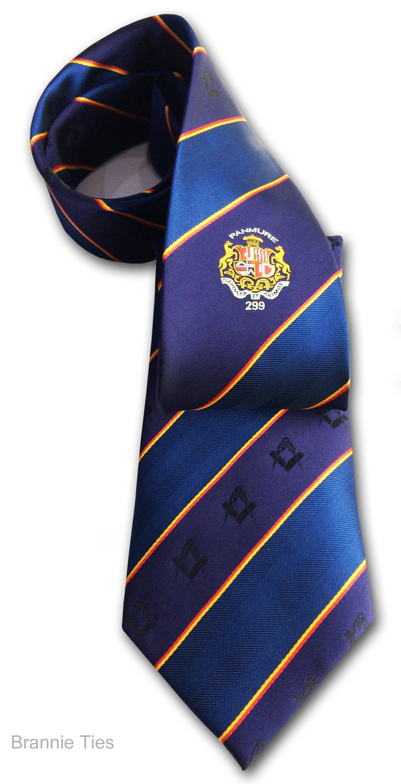Bespoke masonic ties