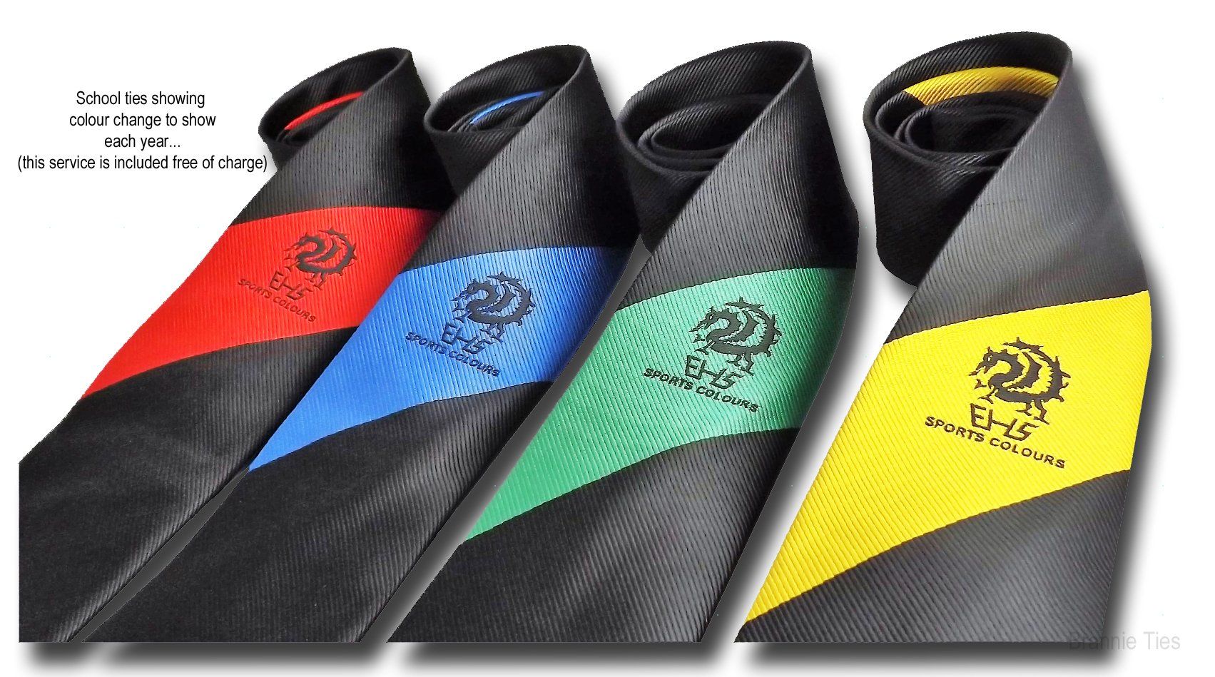 school ties with stripe changes