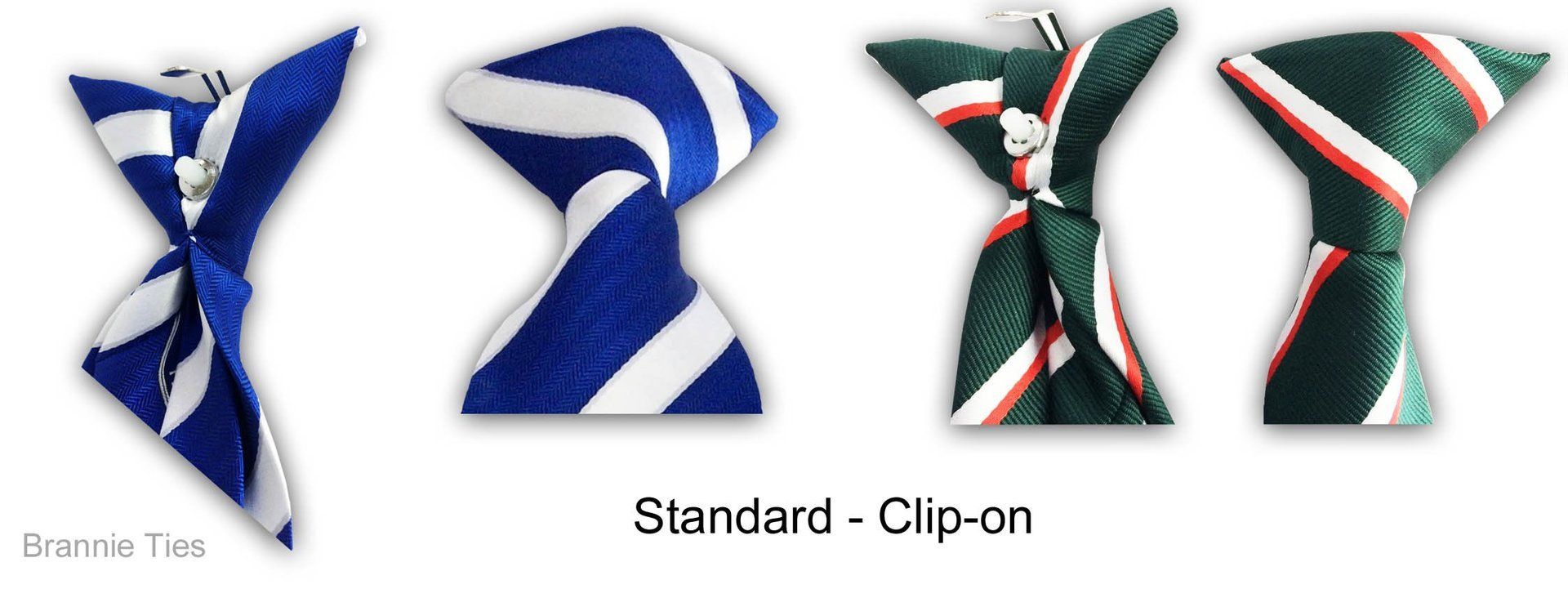 Bespoke clip-on ties