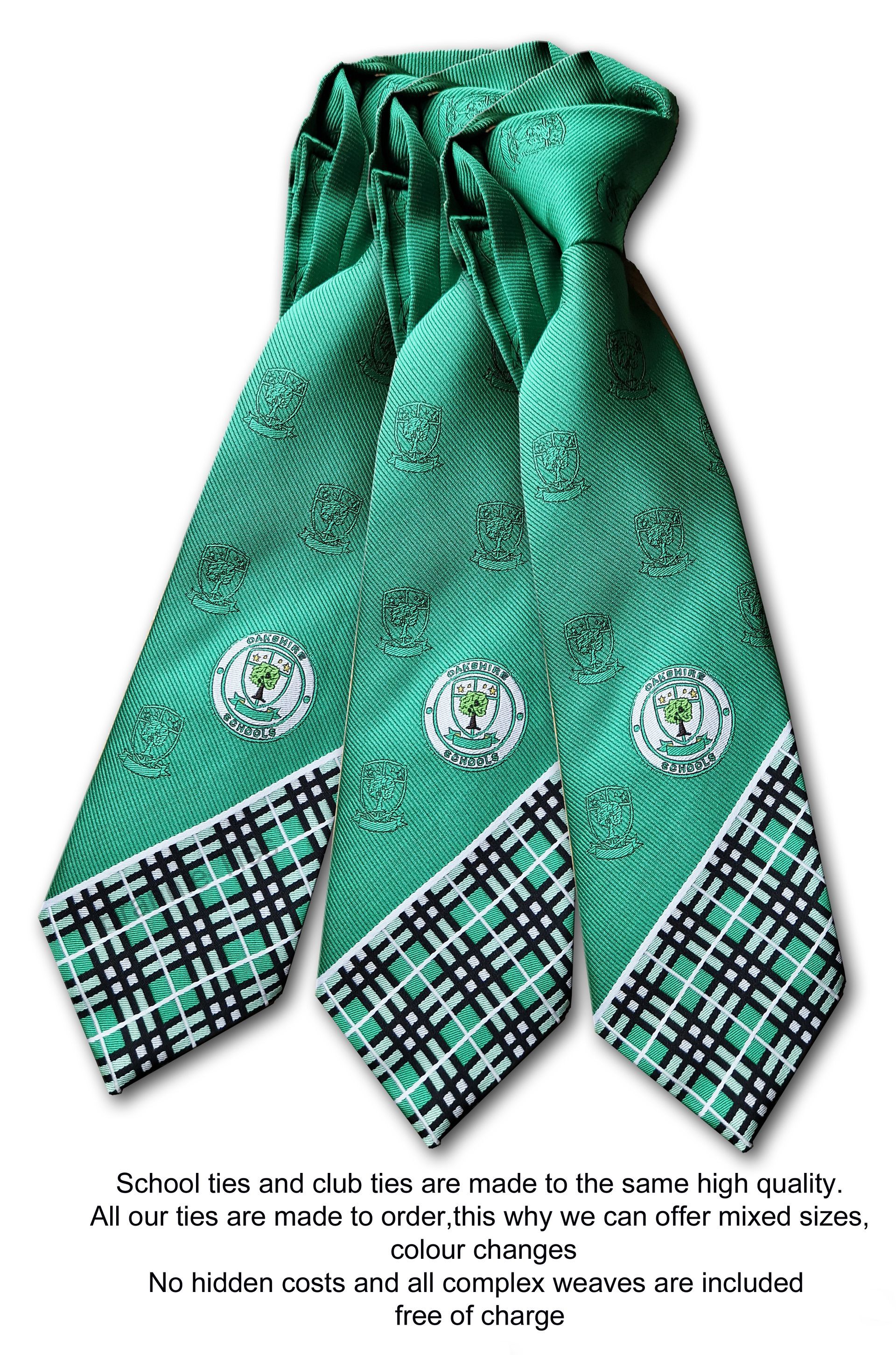 Tartan school ties