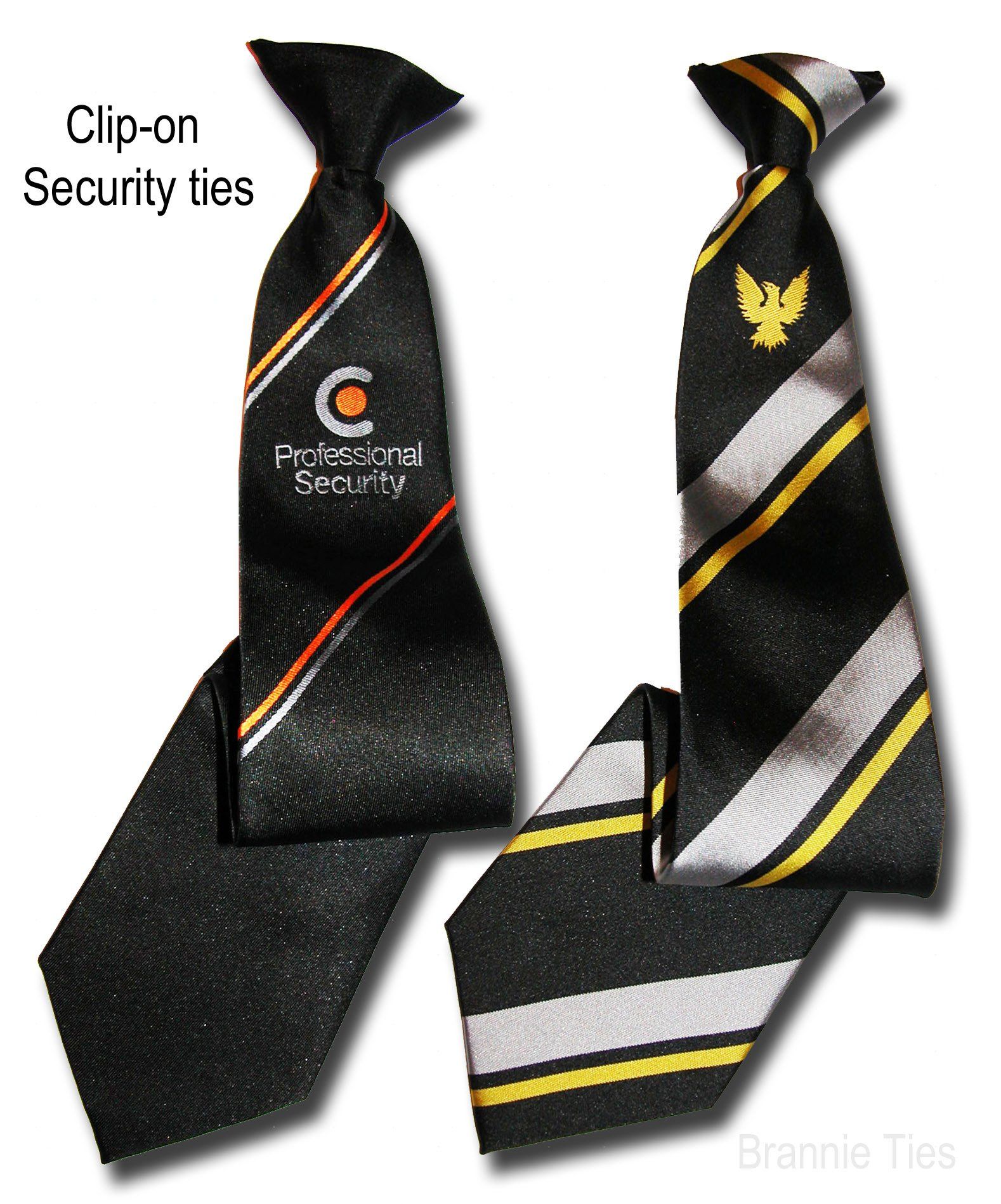 security clipon ties