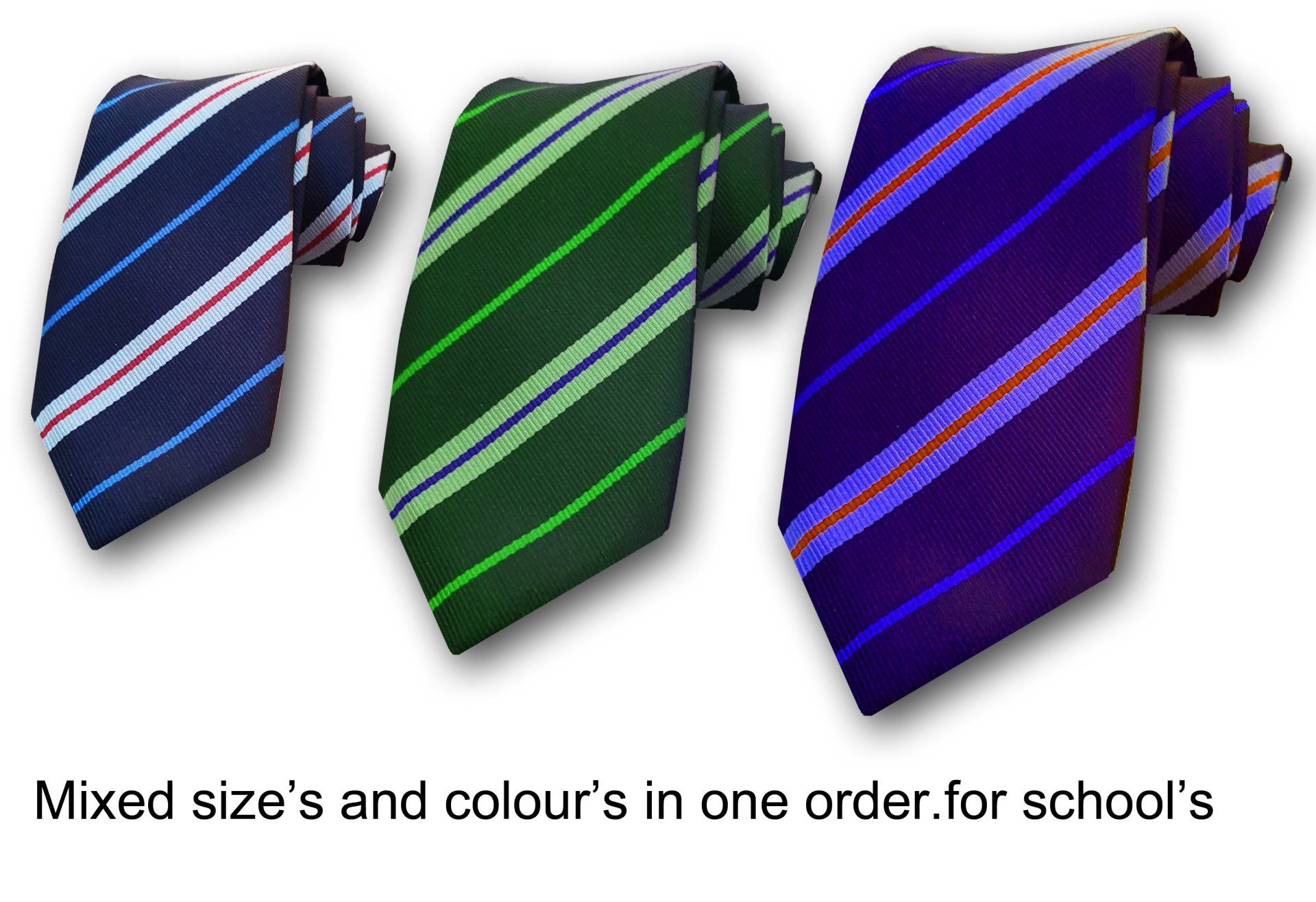 STRIPED SCHOOL TIES