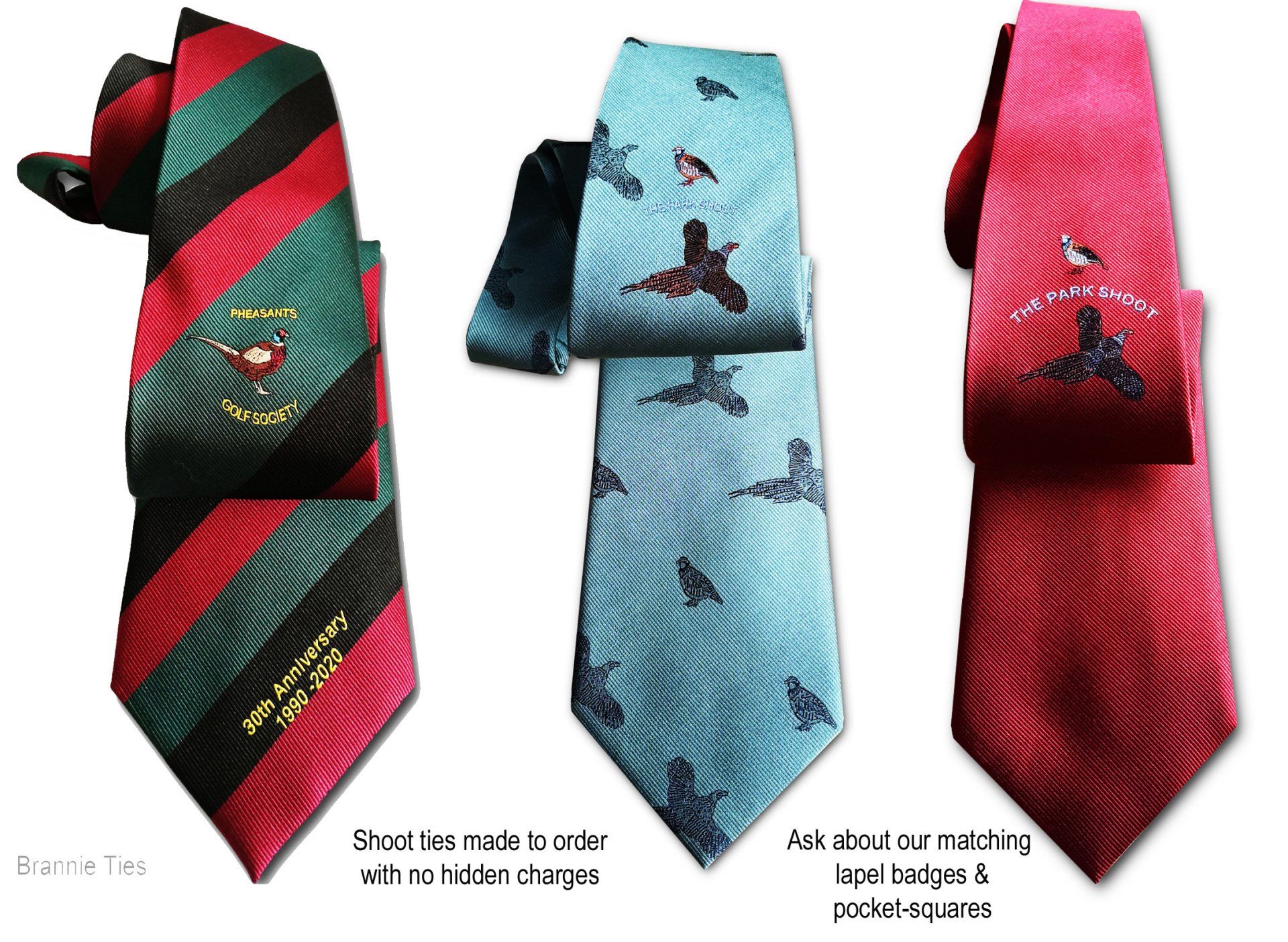 colour changes on ties