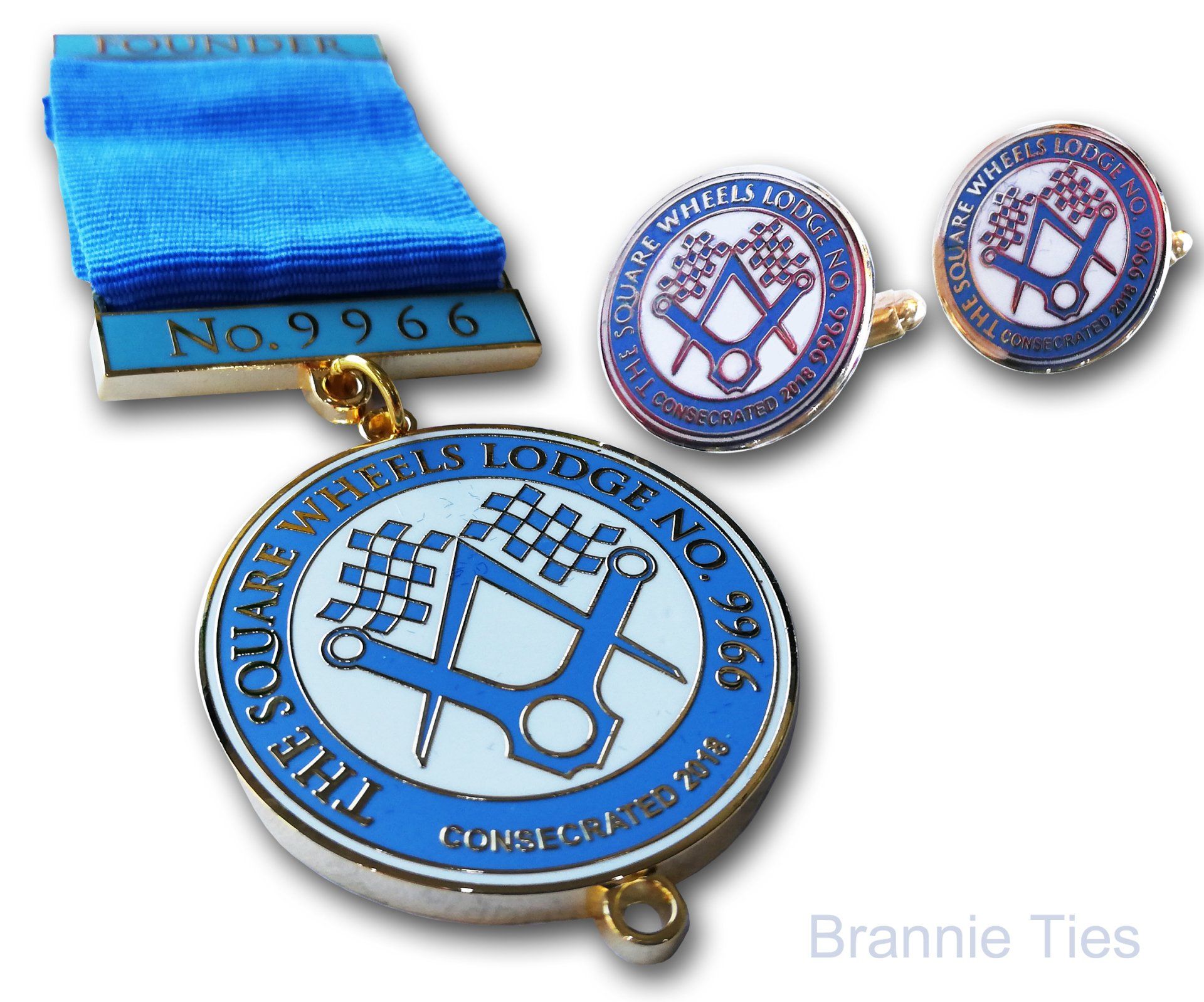 Masonic jewels and cufflinks