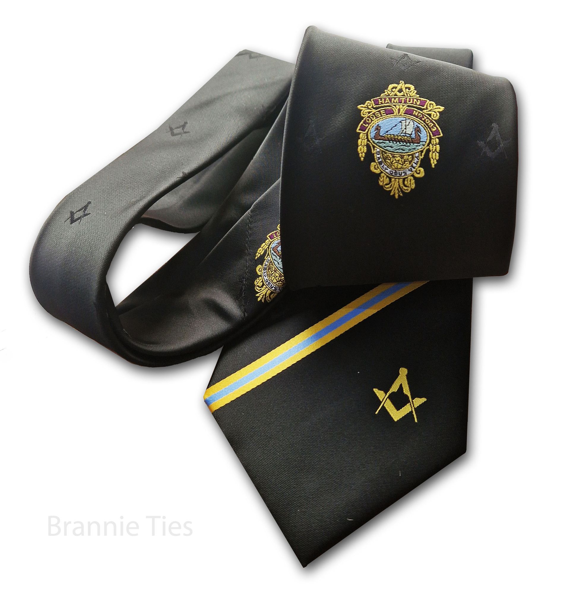 custom masonic tie