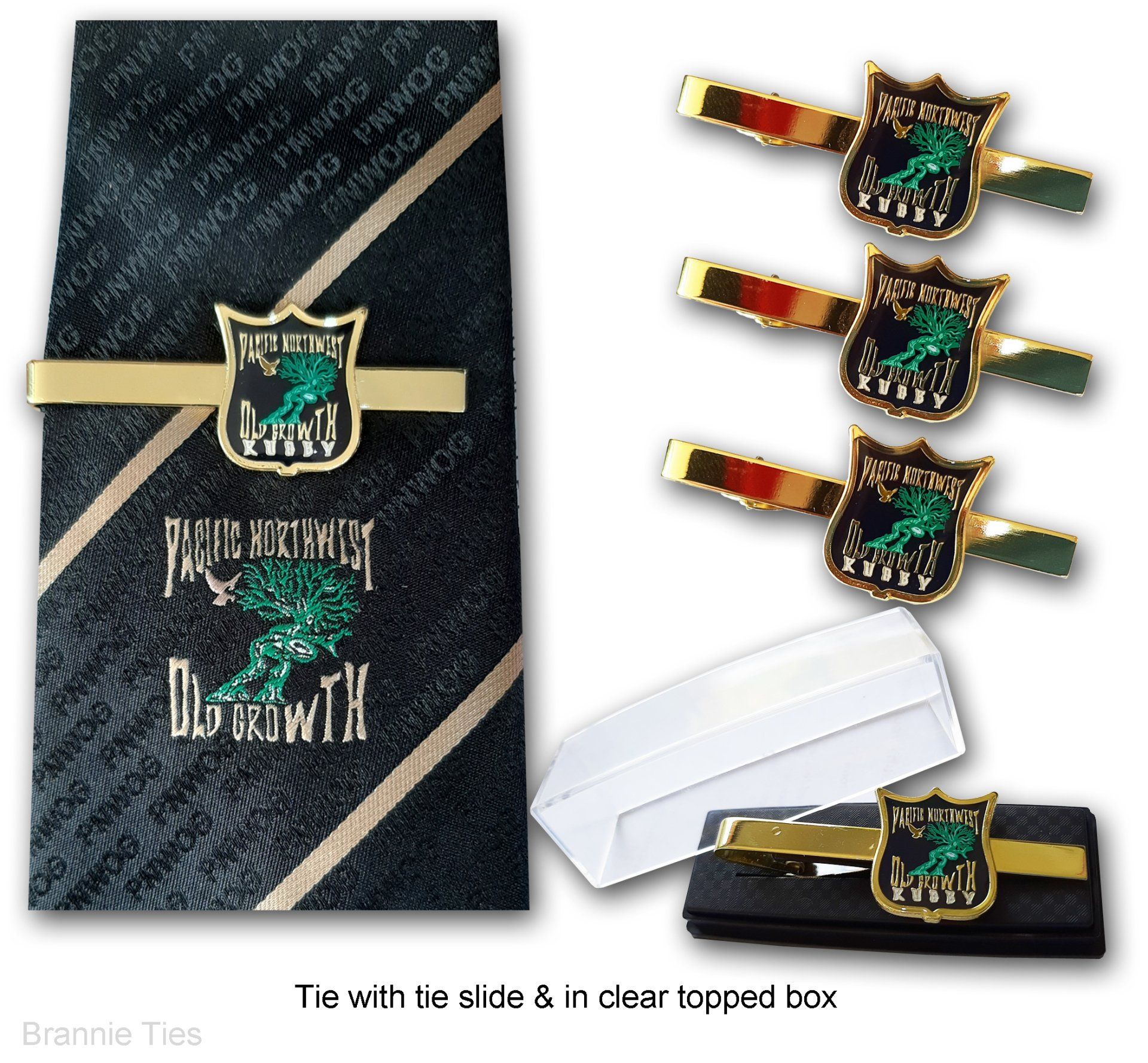 tie slides and cufflinks