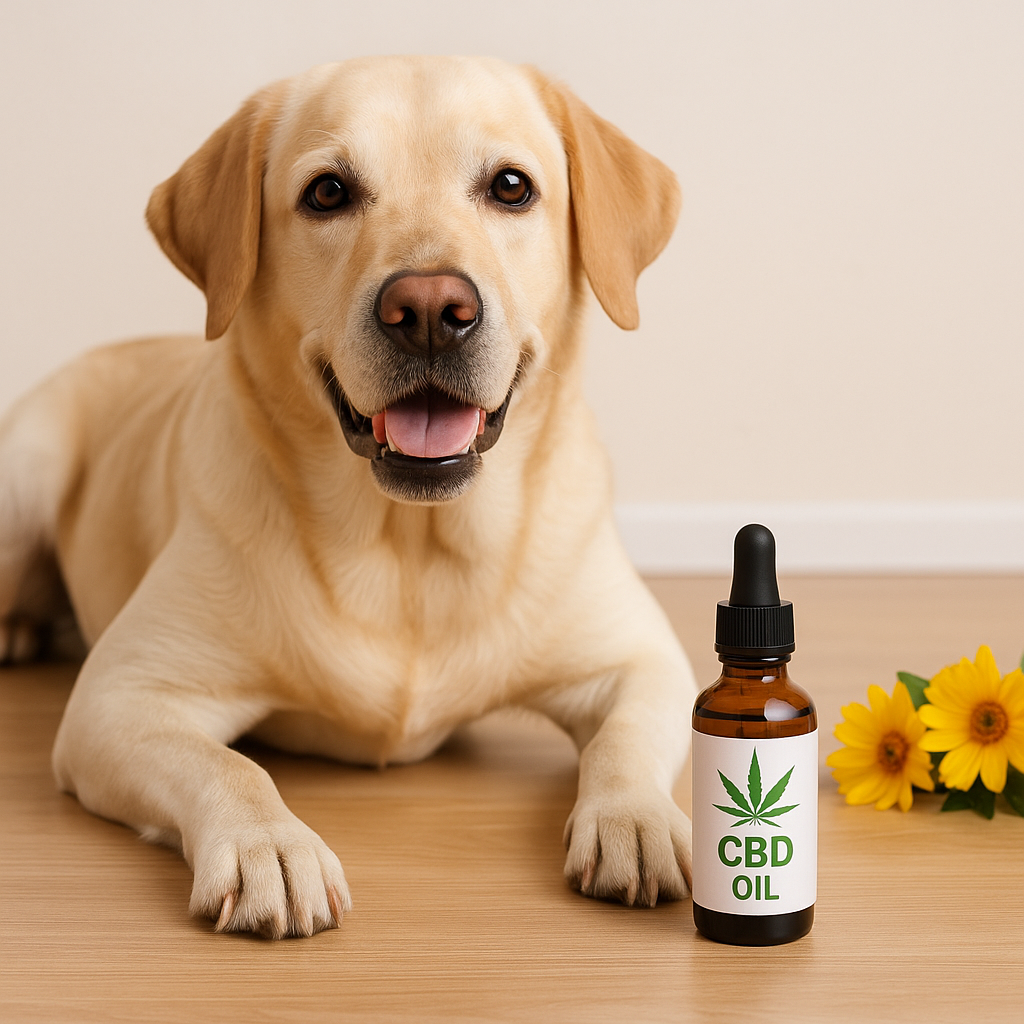 Happy Pet mit Labrador von Weedseeds4u