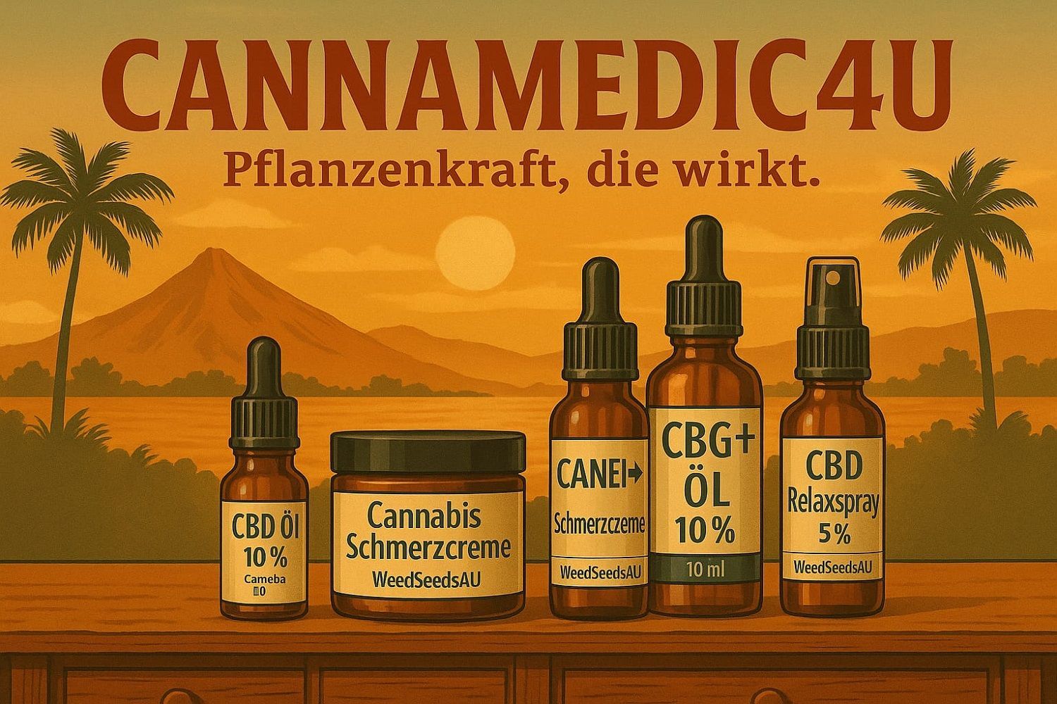 CBD Sortiment von Cannamedic4u auf Teneriffa