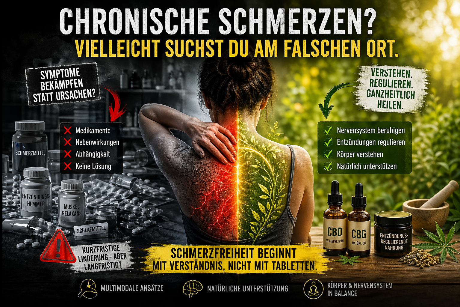Chronische Schmerzen verstehen statt nur behandeln natürliche Schmerztherapie Erklärung