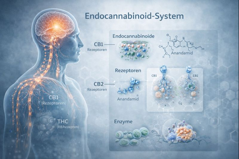 Übersicht Endocannabinoid-System
