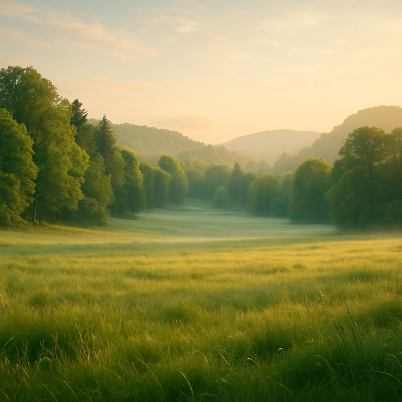 Ruhige Naturlandschaft als Symbol für innere Balance, Immunstärke und natürliche Regeneration