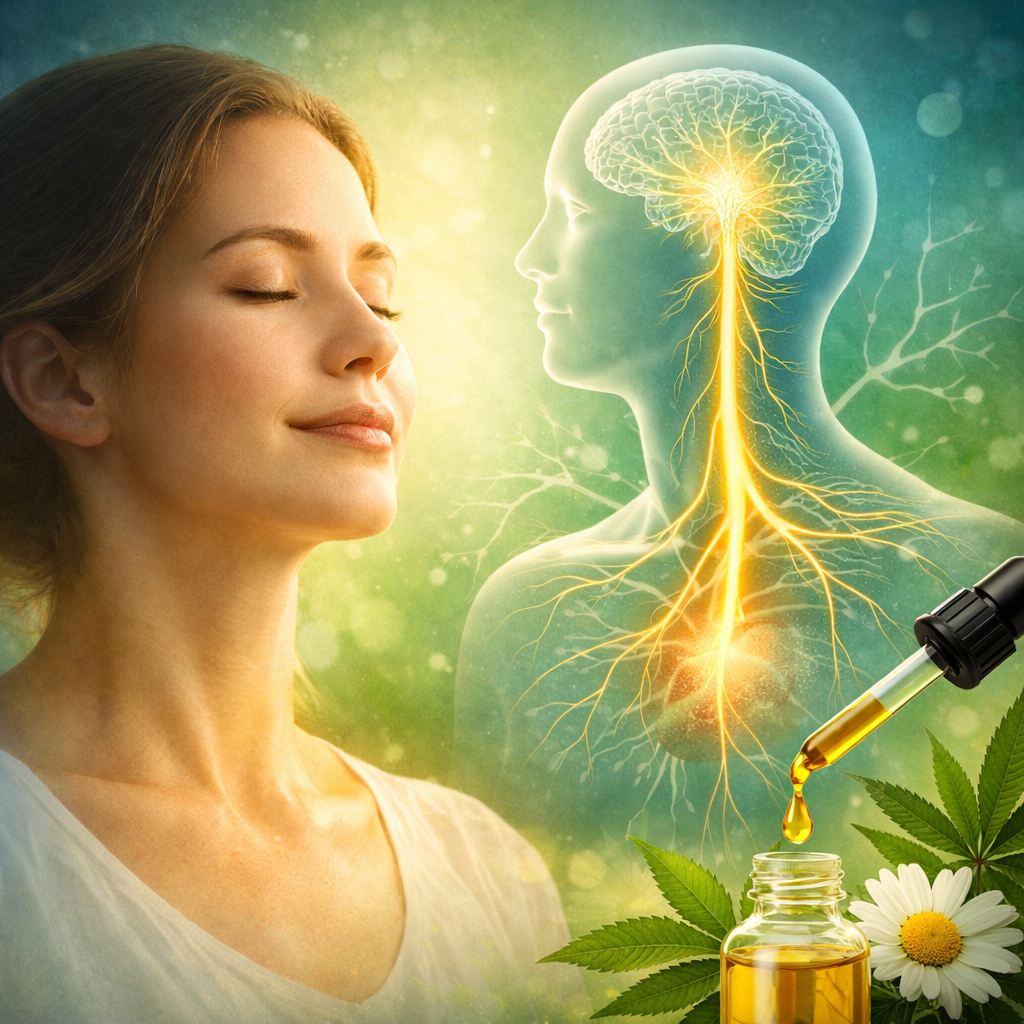 Anleitung Vagusnerv Übung zur Schmerzlinderung mit CBD