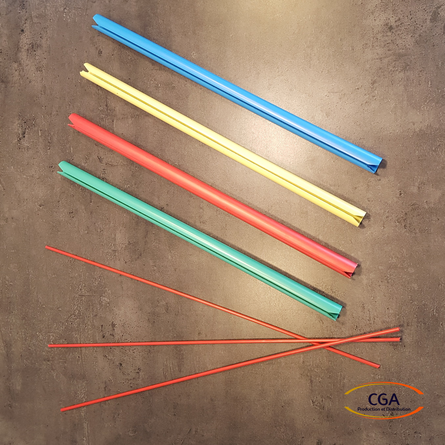 Tube et Joncs PVC pour poches à huitres