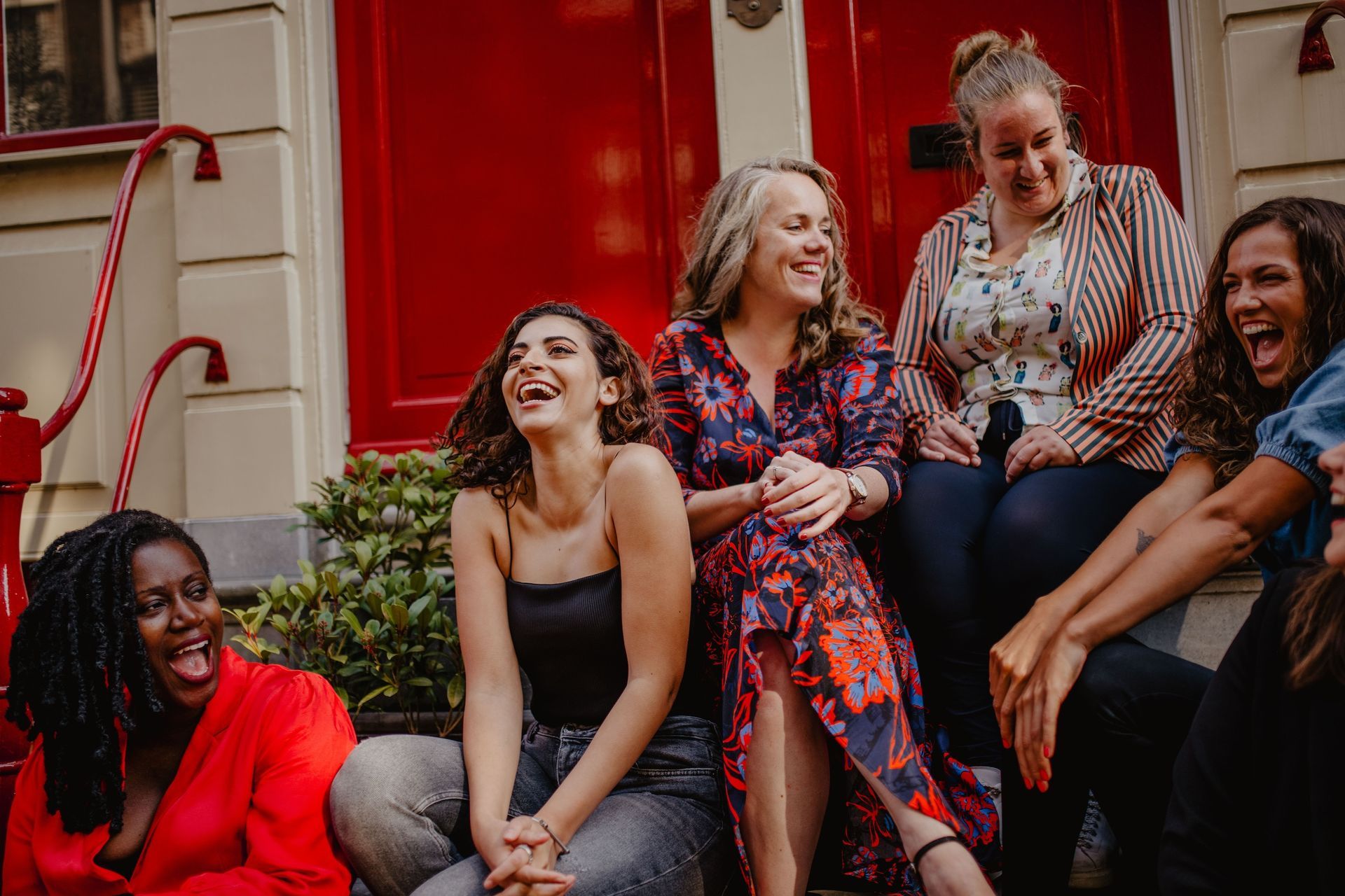 Friends photoshoot in Barcelona