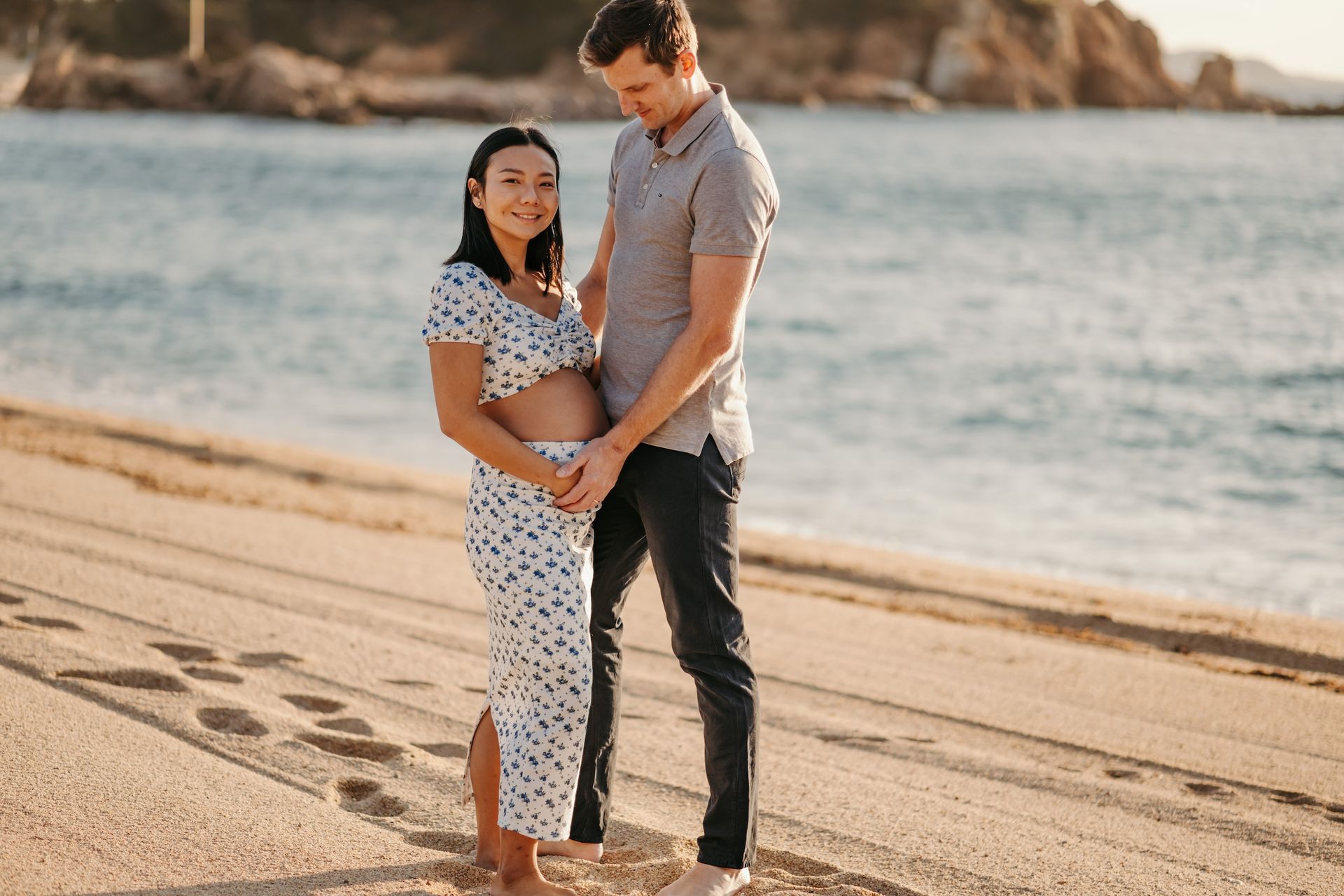 Maternity photoshoot in Barcelona