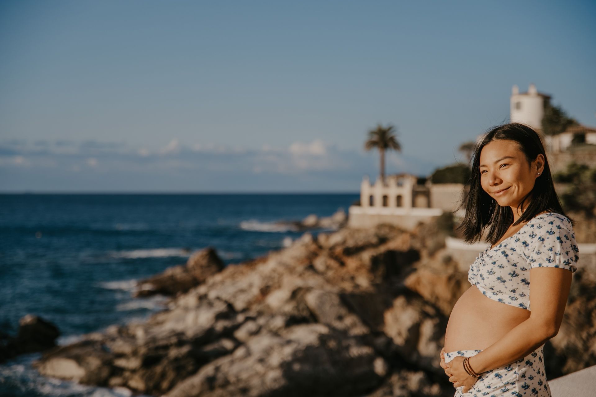 Maternity photoshoot in Barcelona