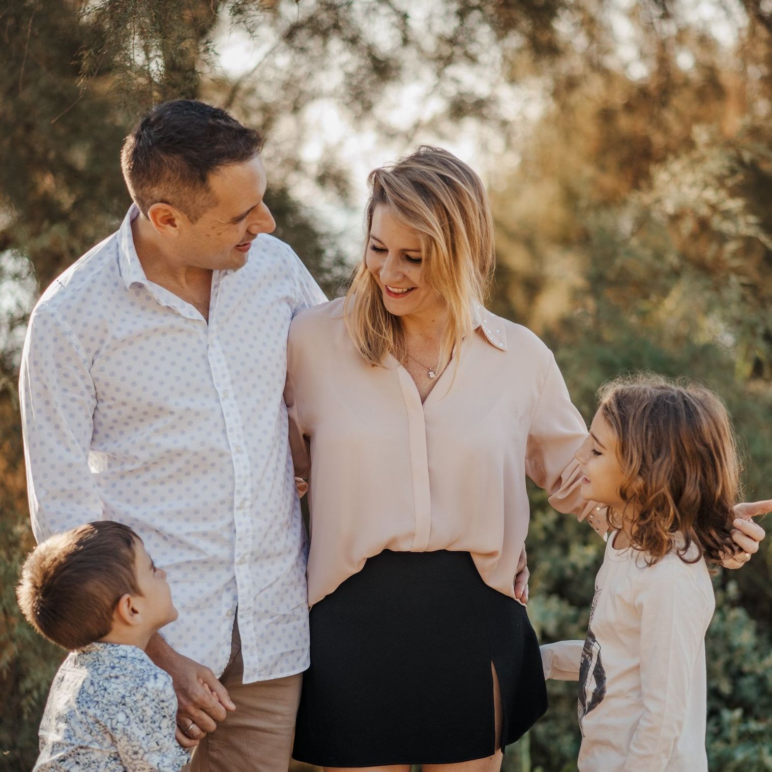 Family photoshoot in Barcelona