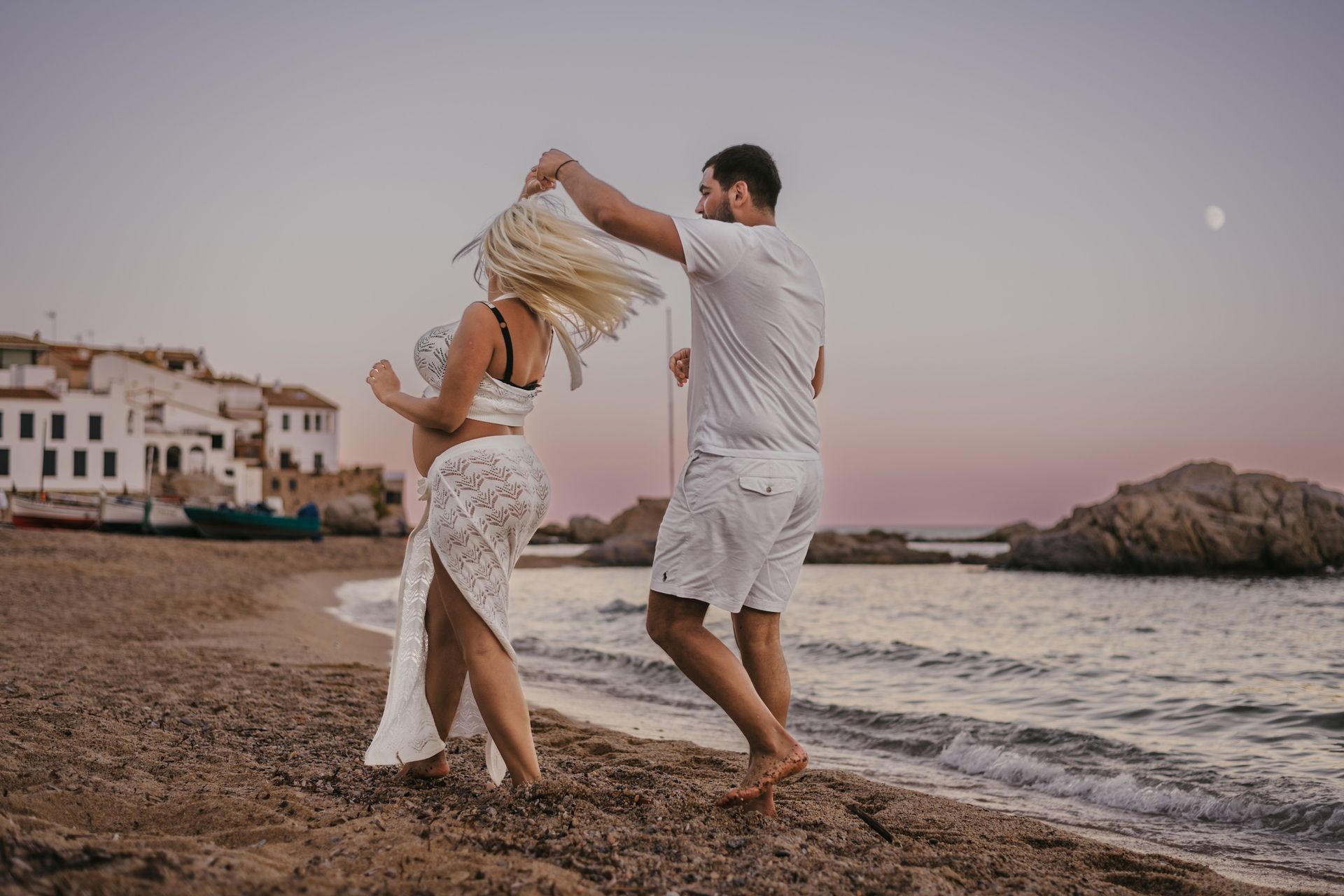 Maternity photoshoot in Barcelona