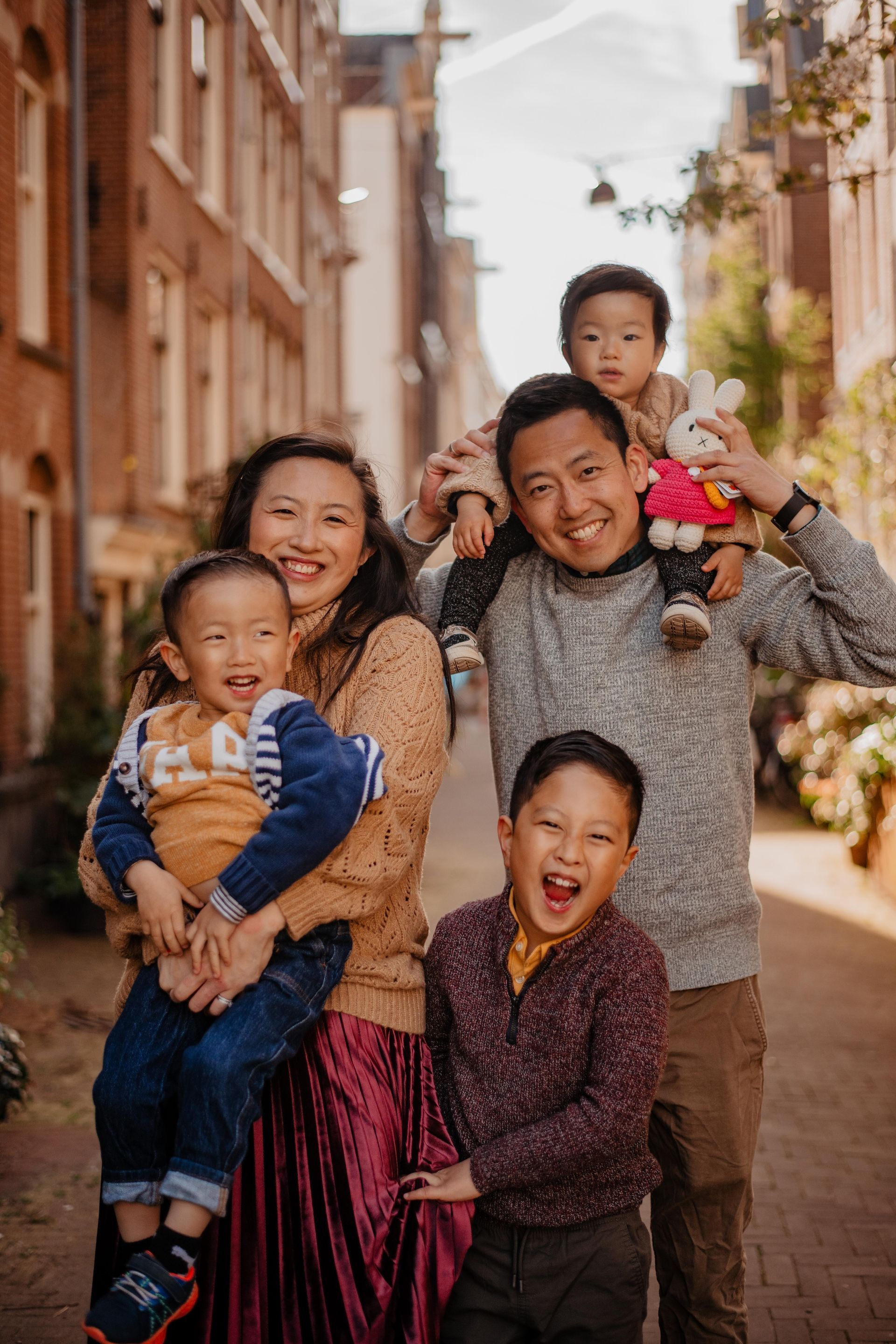 Family photoshoot in Barcelona