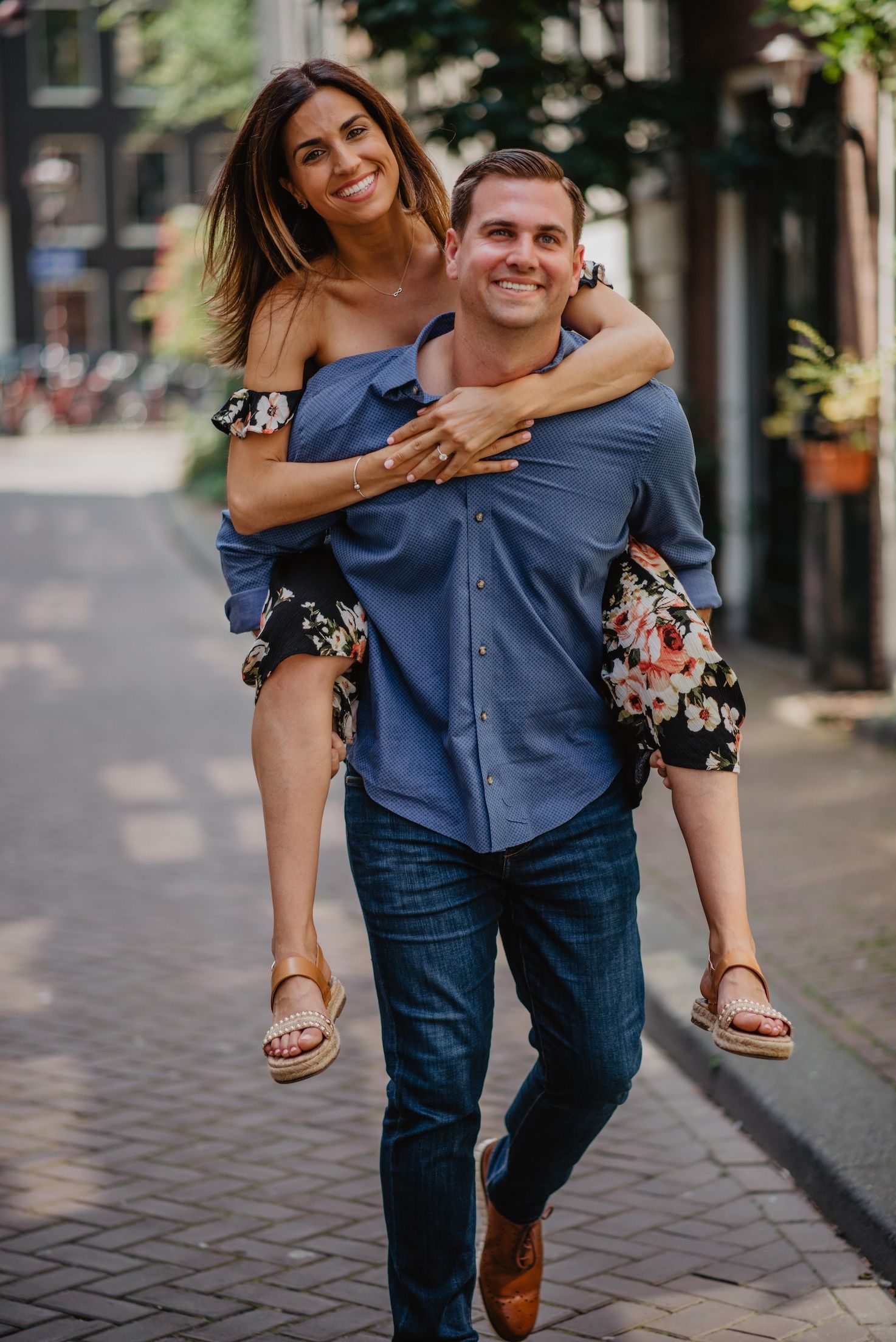 Engagement photoshoot in Barcelona