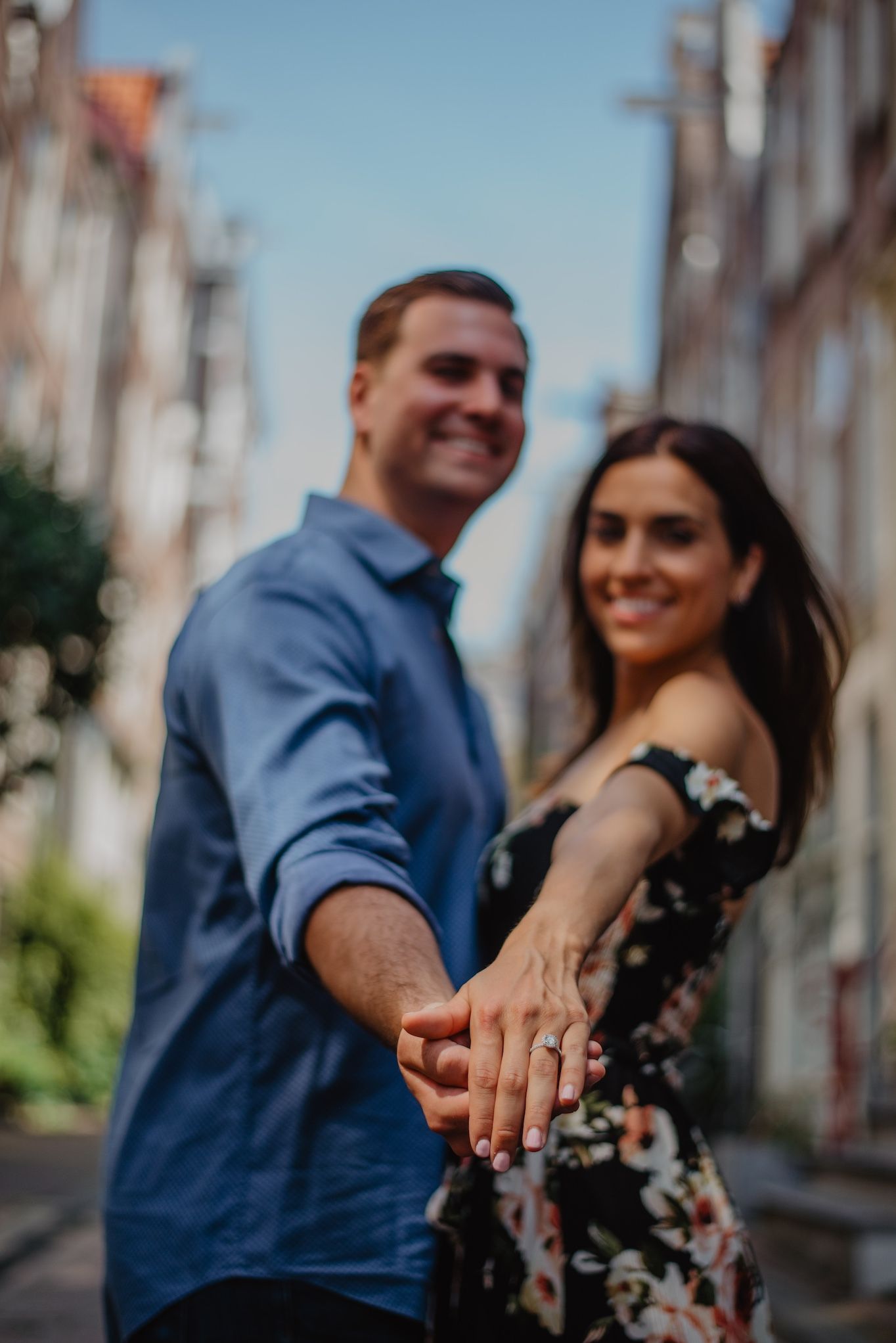 Engagement photoshoot in Barcelona